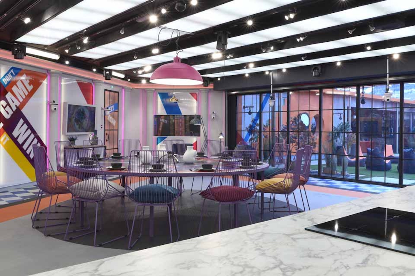 Big Brother house - Dining room