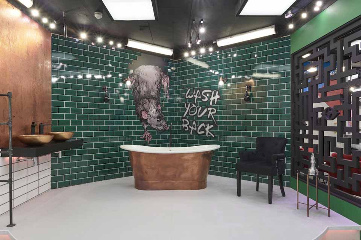 Big Brother house - bathroom
