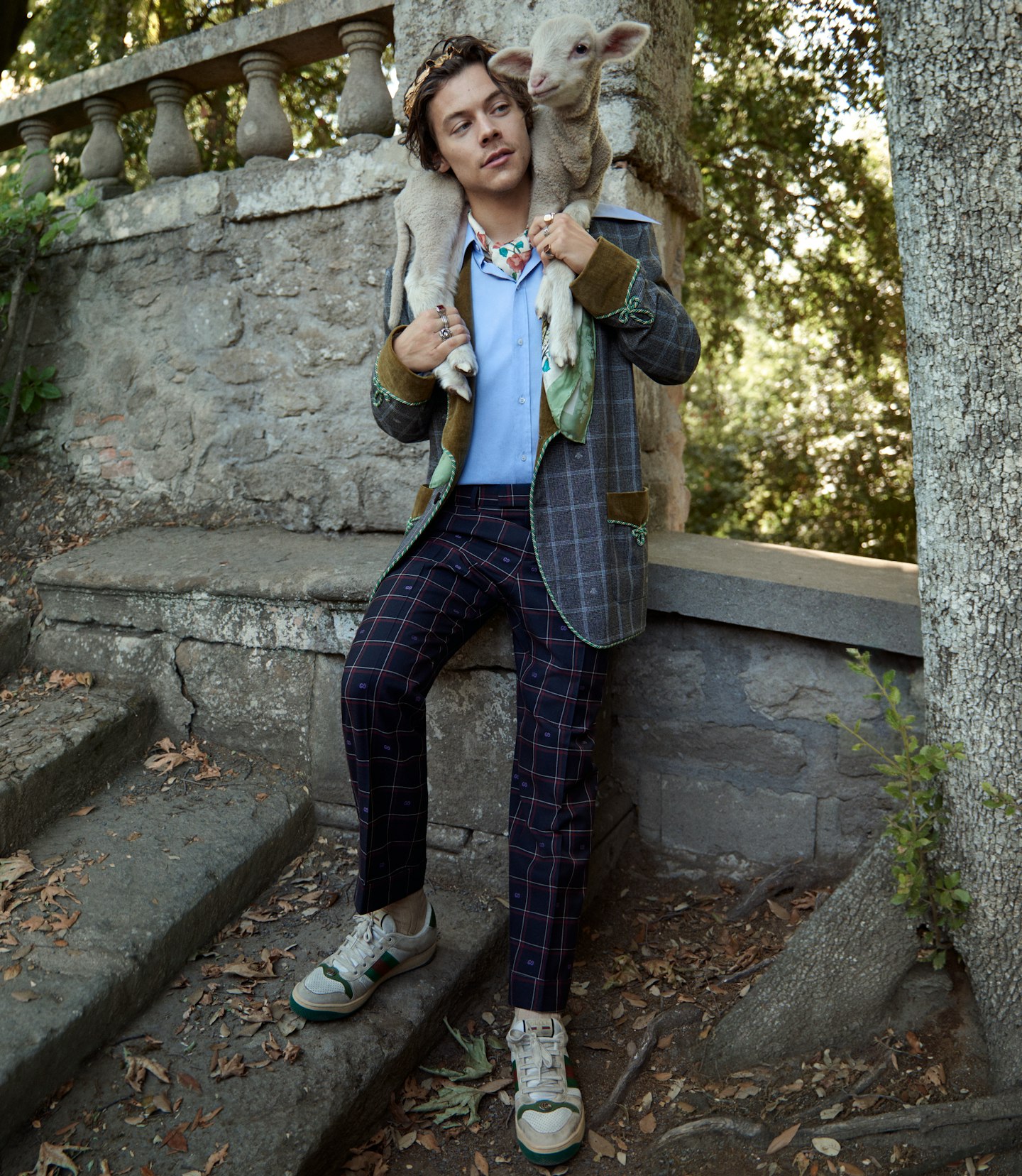 harry styles gucci cruise campaign