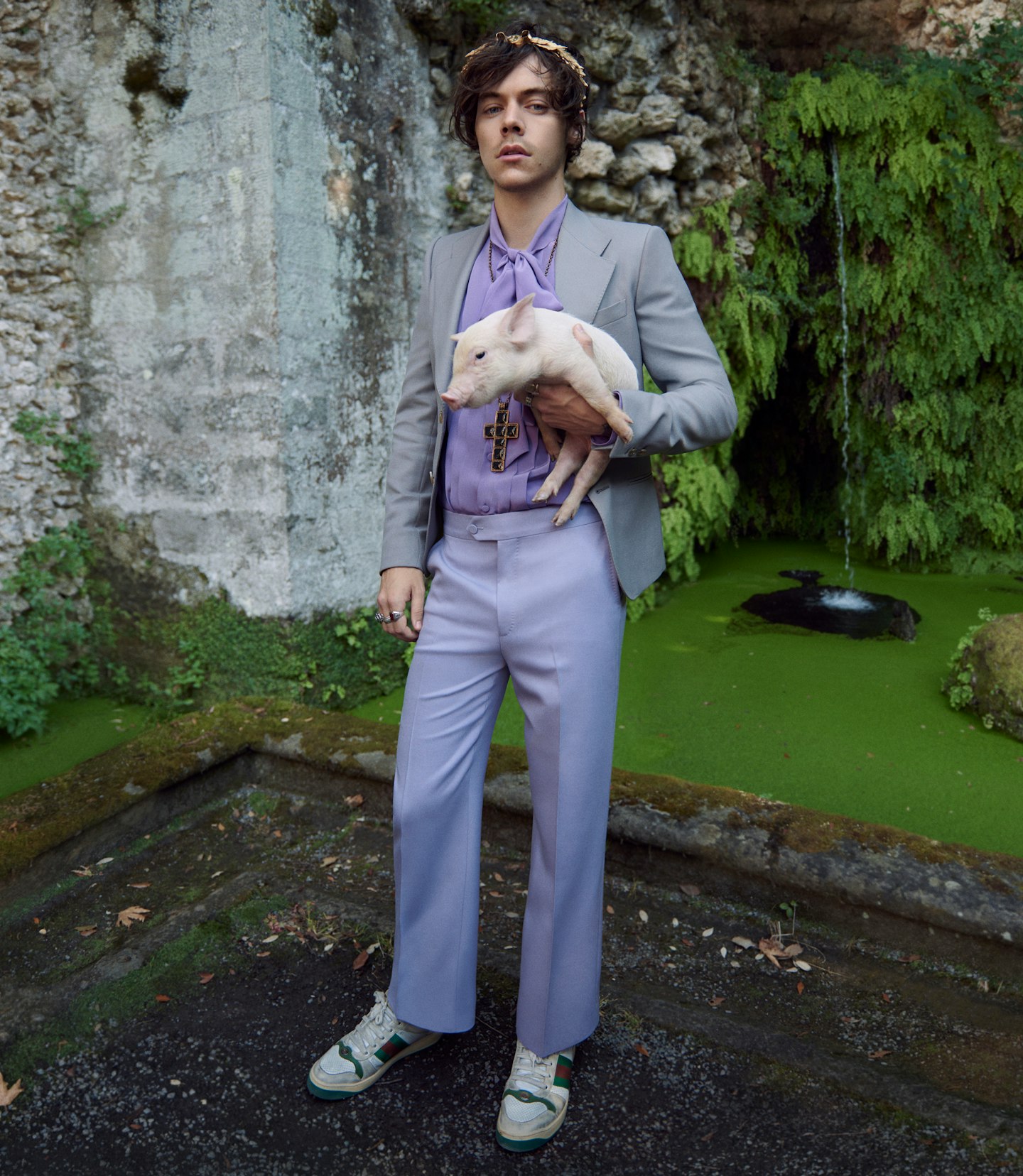 harry styles gucci cruise campaign
