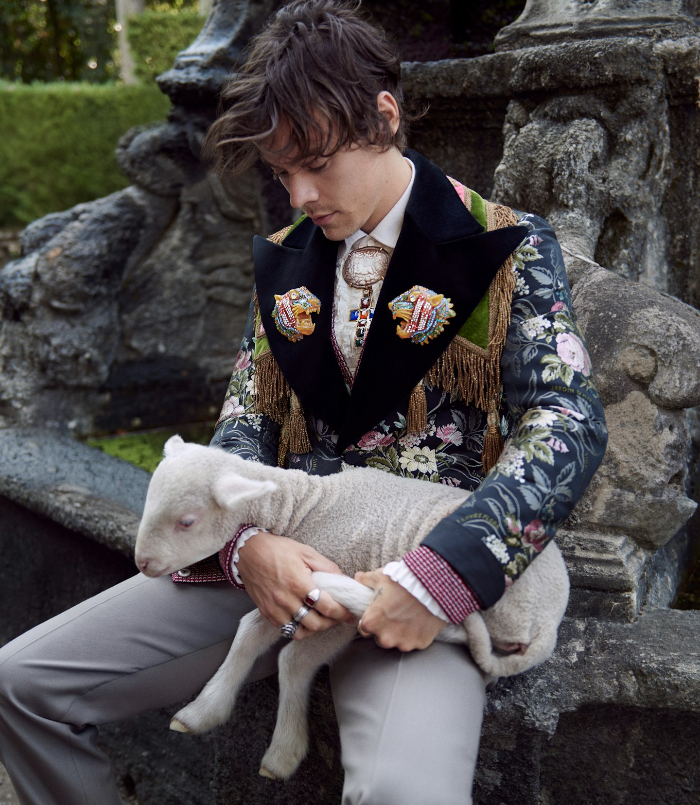 harry styles gucci cruise campaign