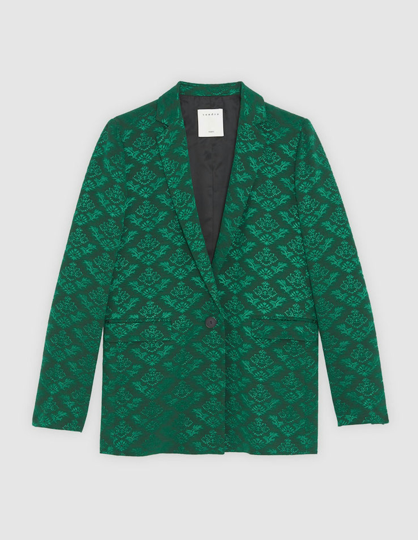 sandro green blazer