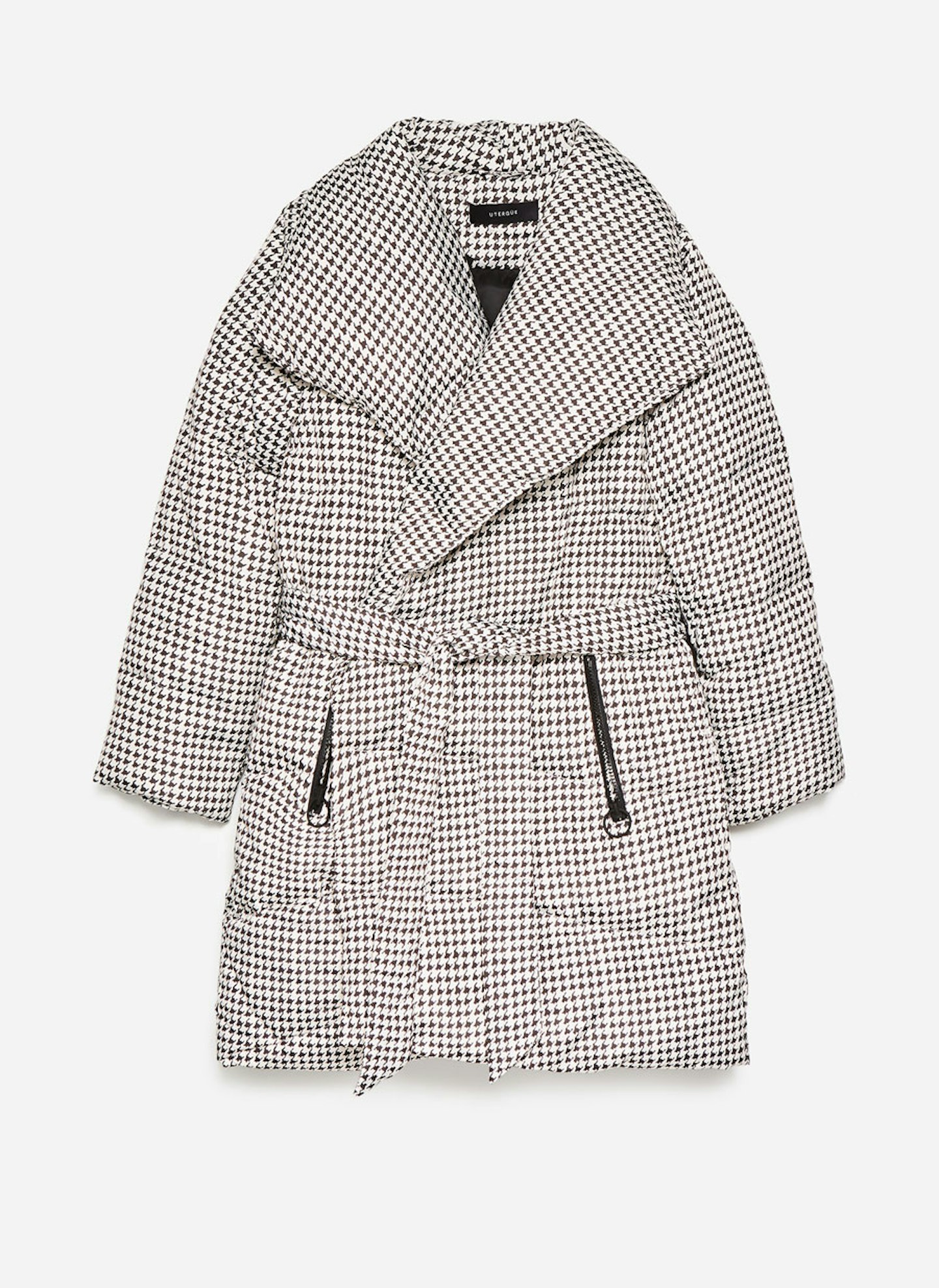 AW19 coats uterque houndstooth