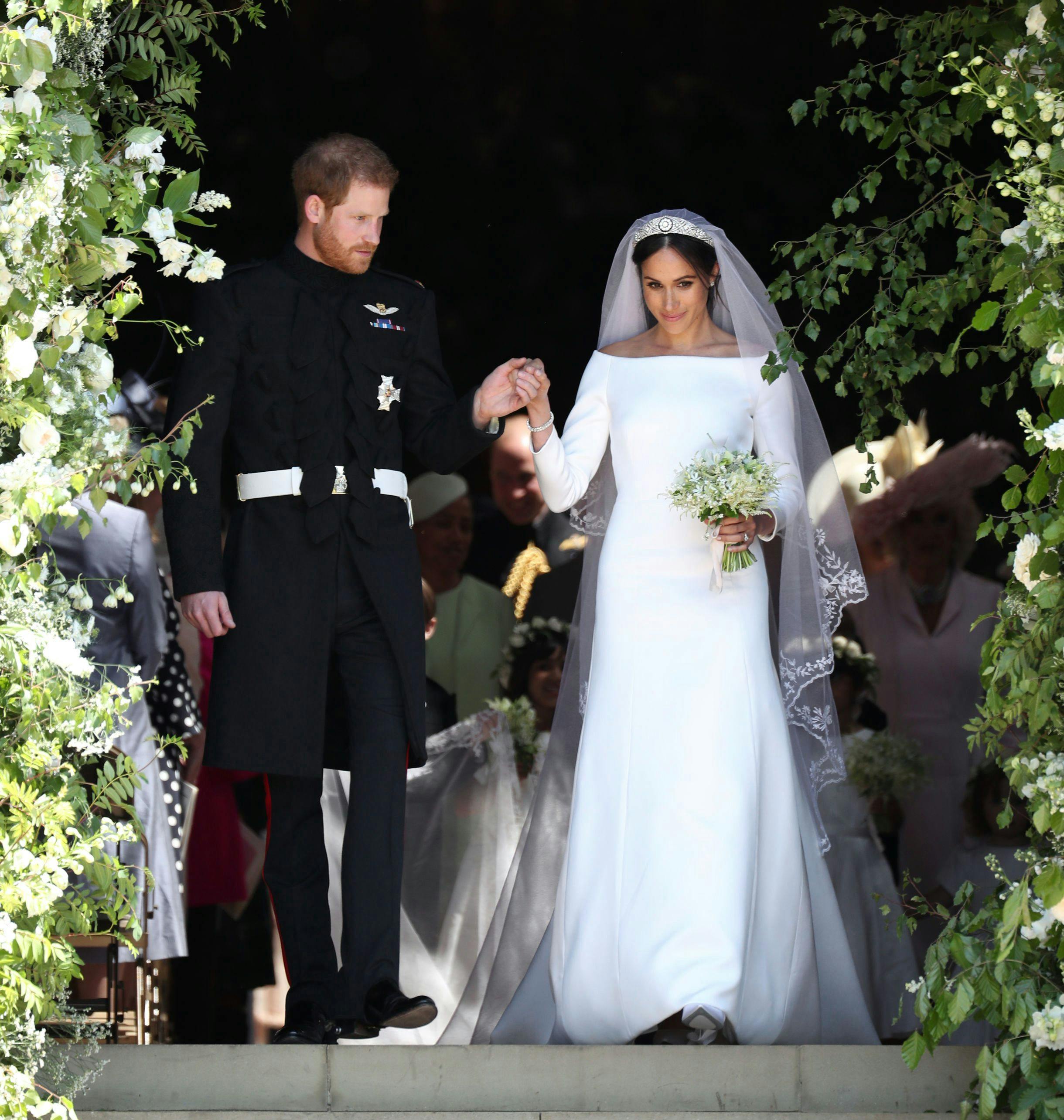 Meghan Markle Sewed A Piece Of Her First Date Outfit Into Her Wedding Dress Grazia