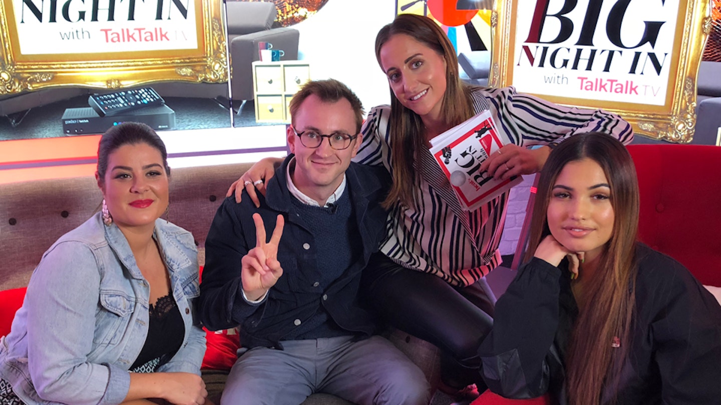 heat Radio's Emily Segal with Made in Chelsea's Francis Boulle, Mabel and The X Factor's Louise Setara