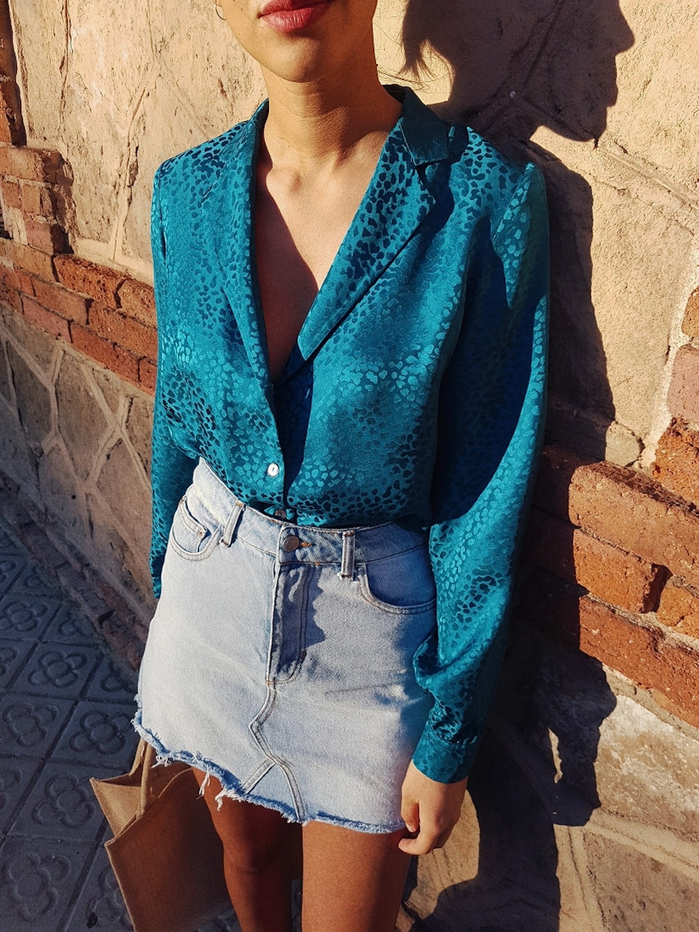 Art dealer., Lauren Turquoise Shirt, £
