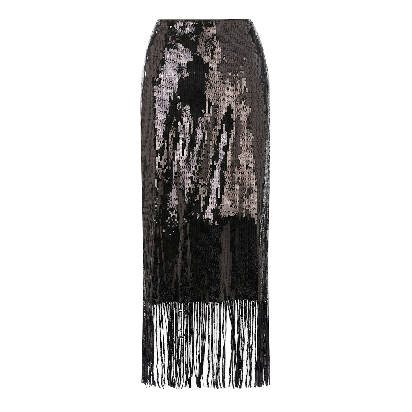 Warehouse, Sequin Fringe Midi Skirt, £65