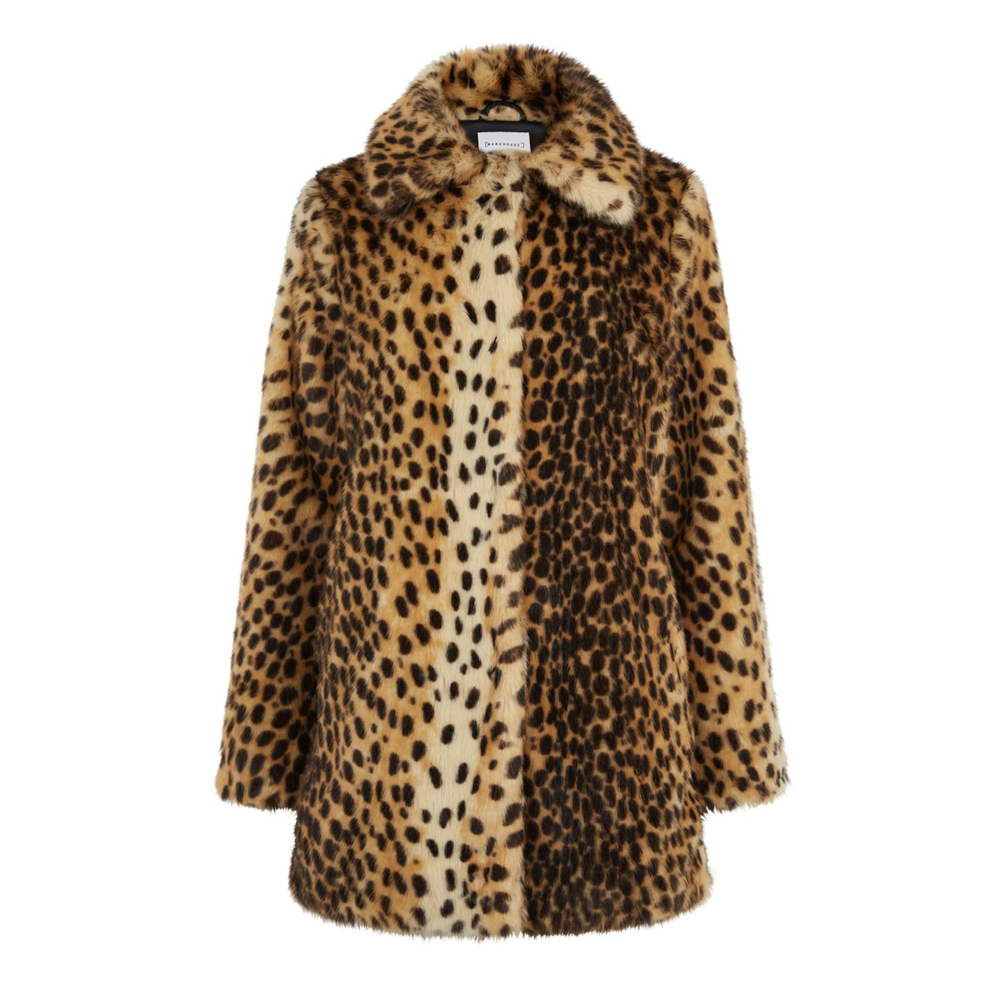 Warehouse, Leopard Faux Fur Coat, £89