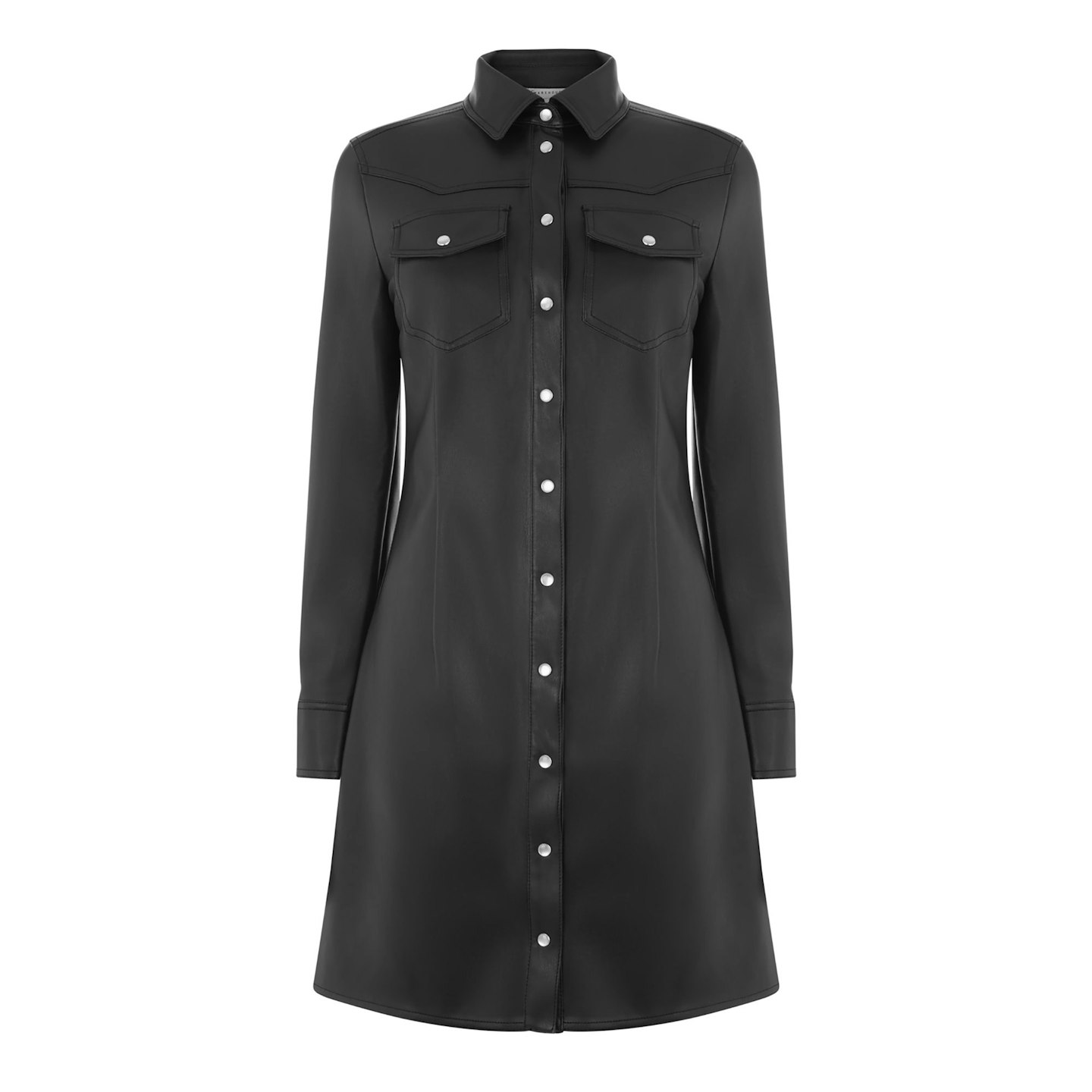 Warehouse, Faux Leather Western Dress, £56