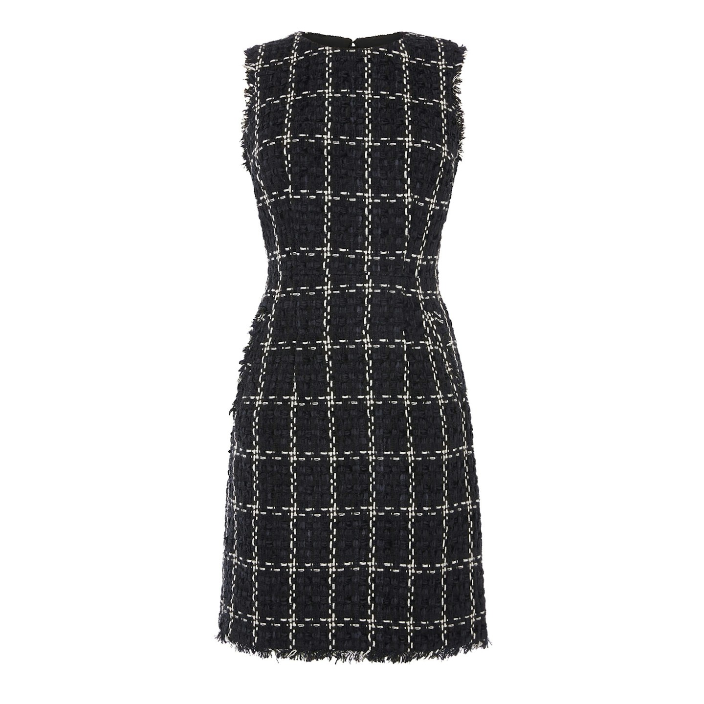 Warehouse, Chenille Tweed Pinafore Dress, £49
