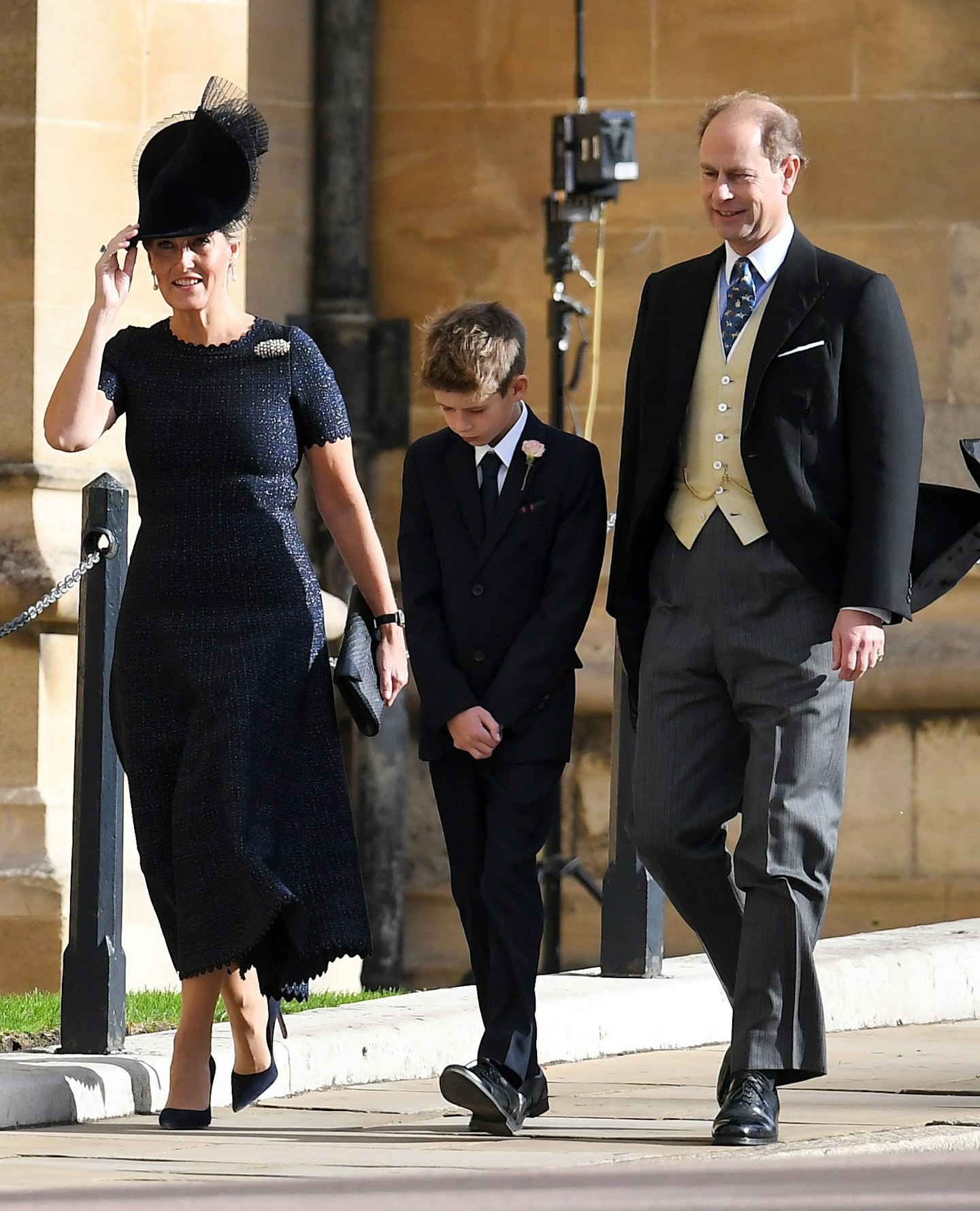 Sophie Countess of Wessex, James Viscount Severn and Prince Edward