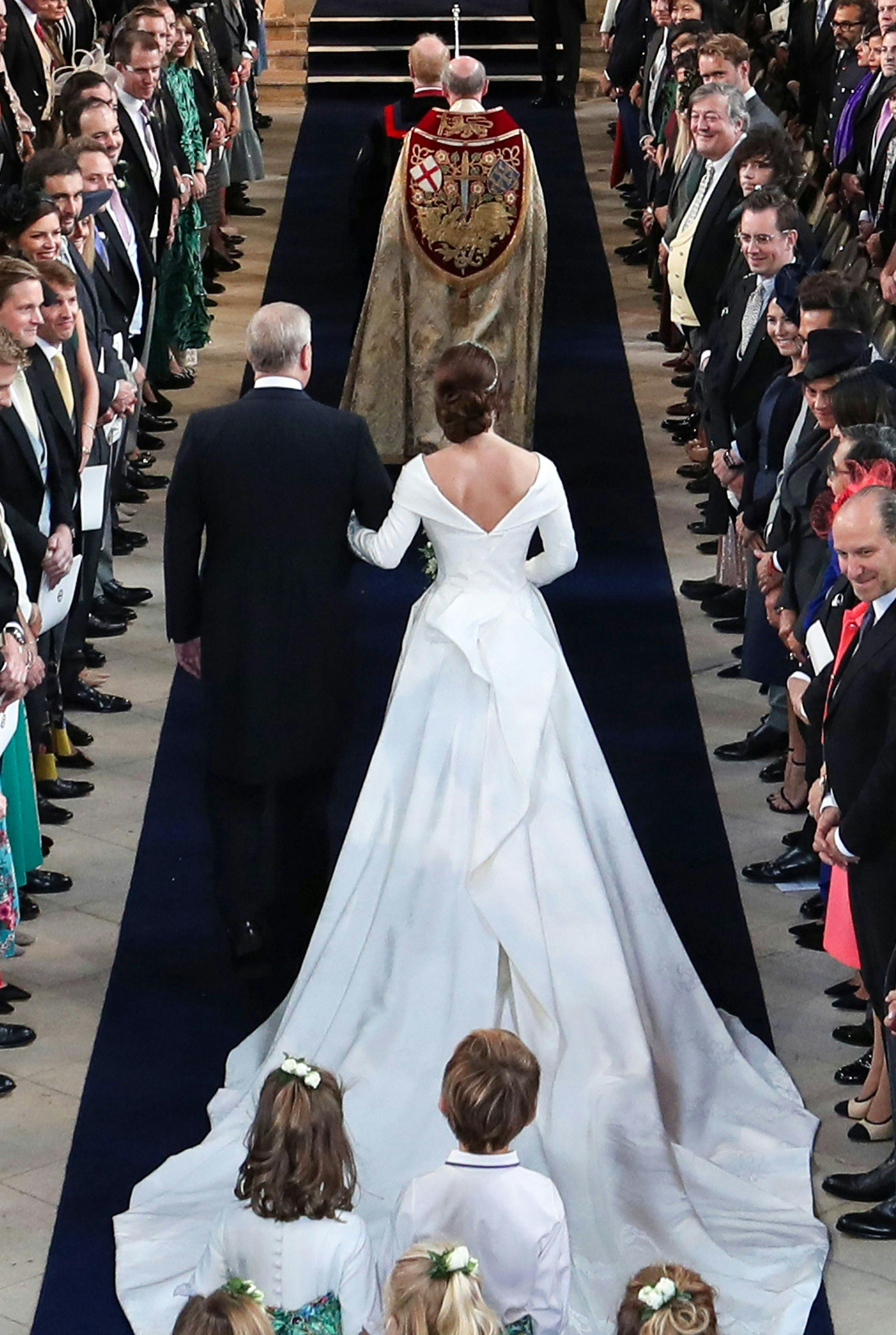 Princess Eugenie s Wedding Dress Designed By Peter Pilotto and