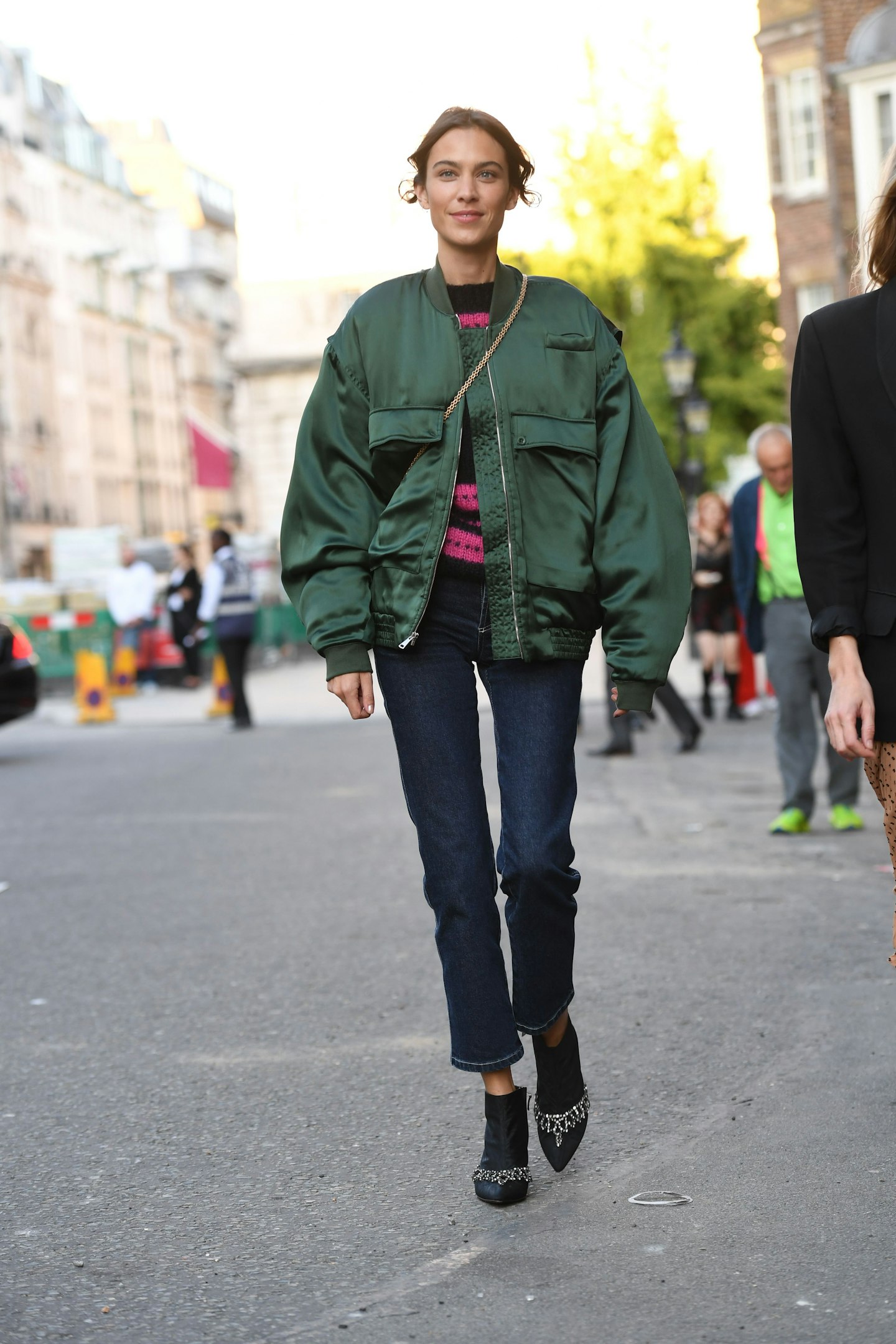 alexa chung jeans street style
