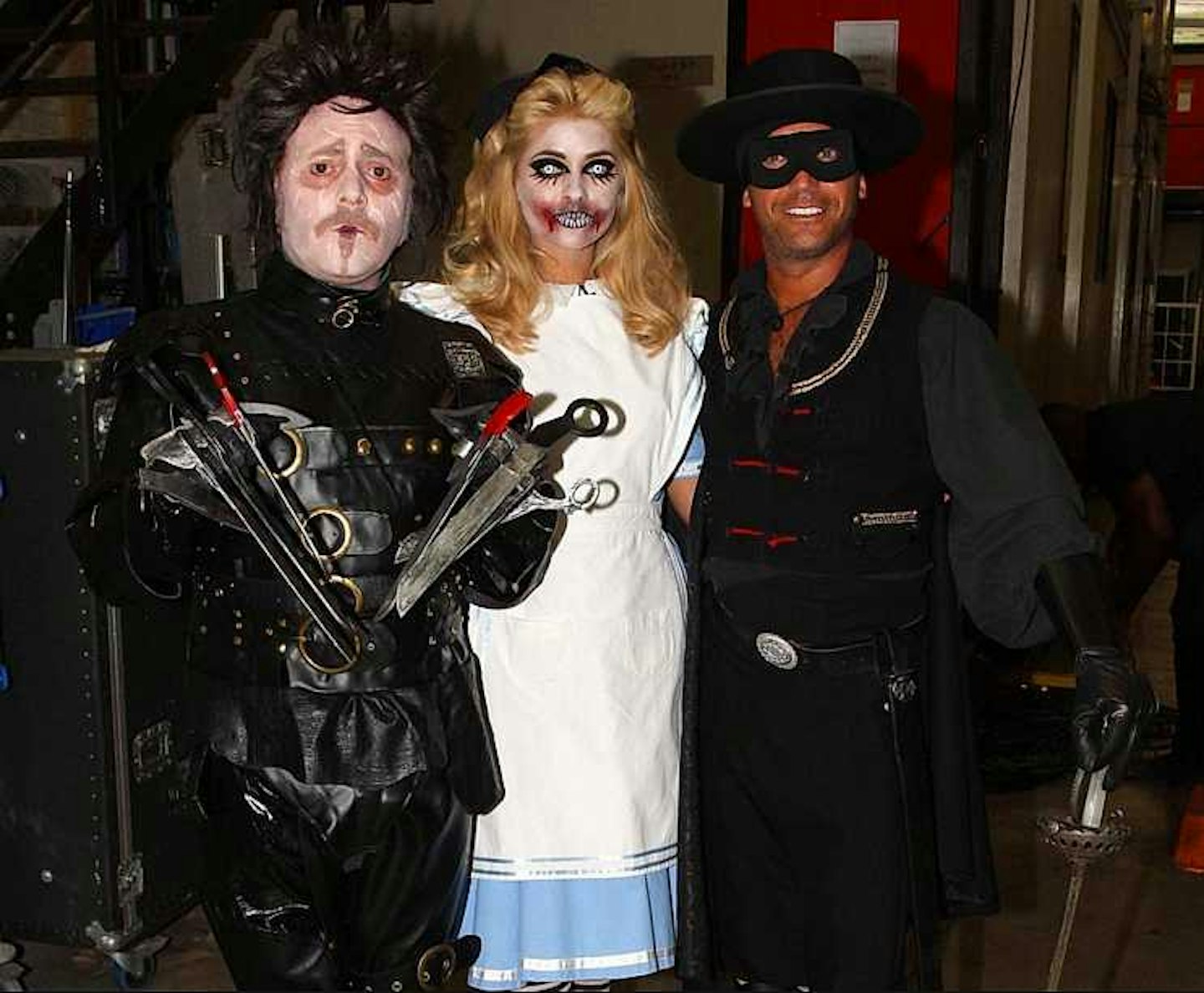 Holly Willougby as zombie Alice in Wonderland