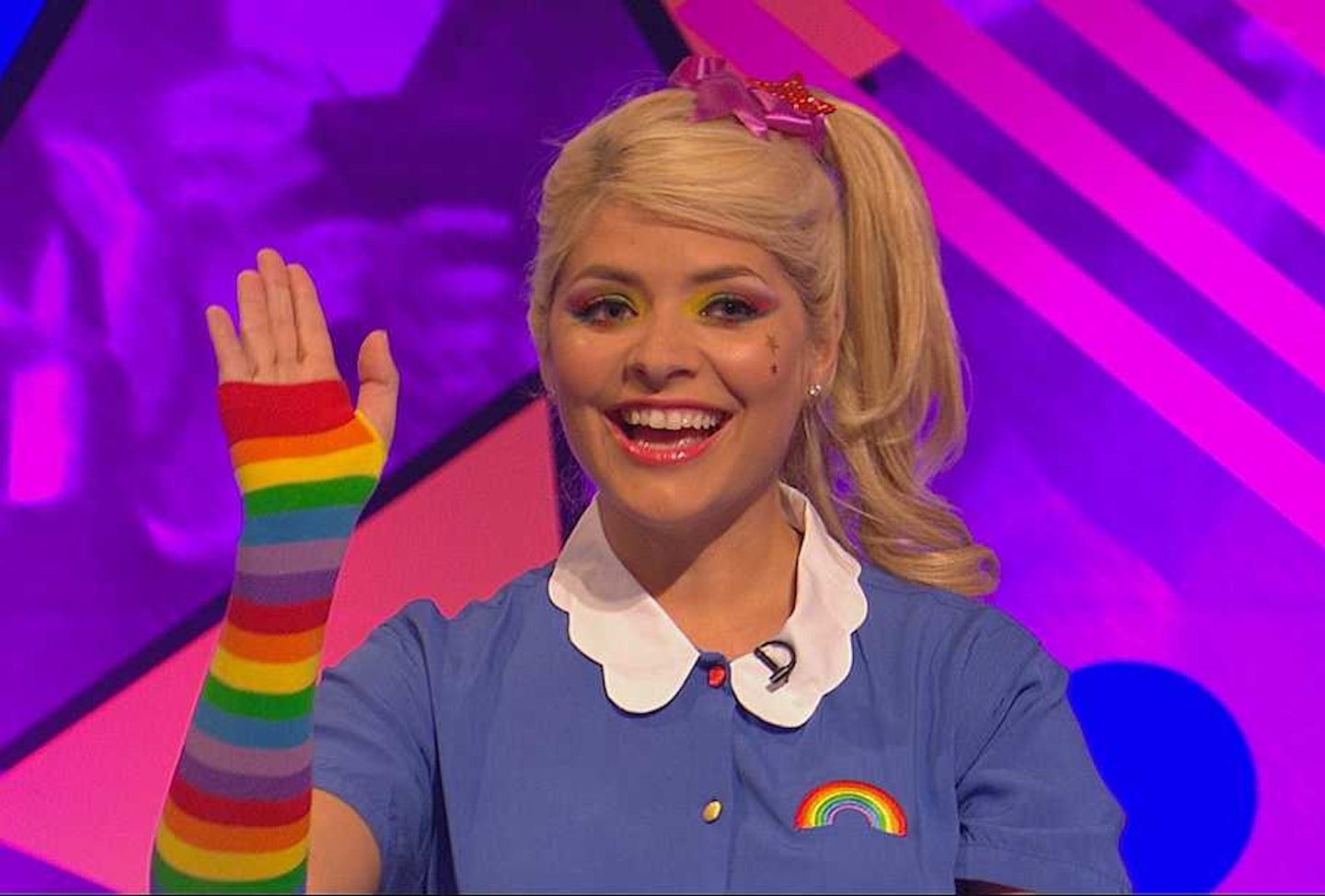 Holly Willougby as Rainbow Brite Doll