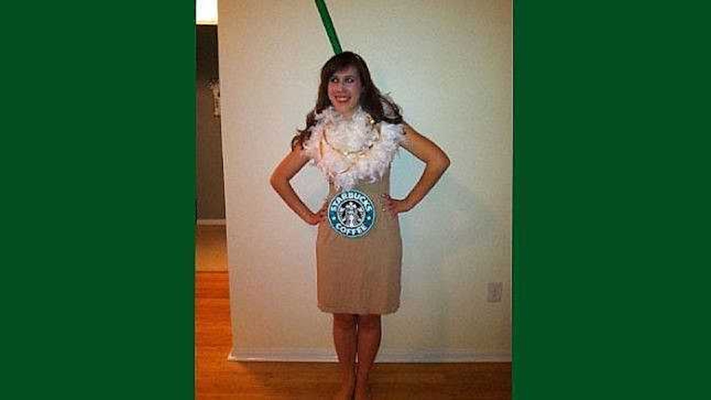 Starbucks cup Halloween costume