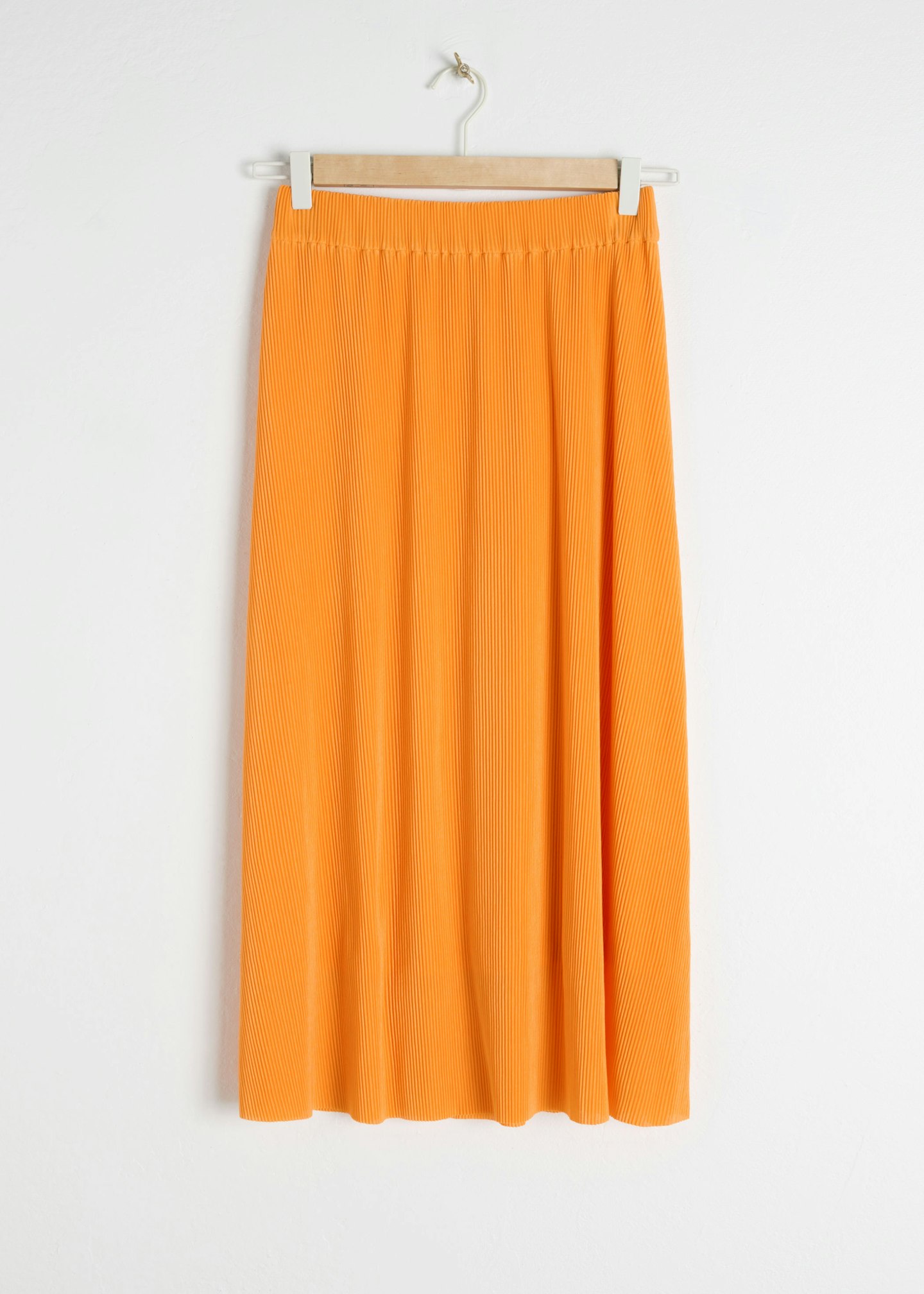 & Other Stories, Plisse Pleated Midi Skirt, £49