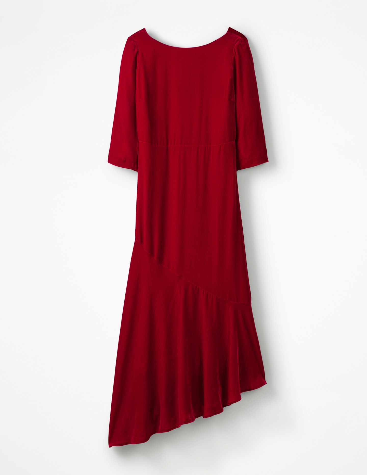 boden velvet  red dress maxi