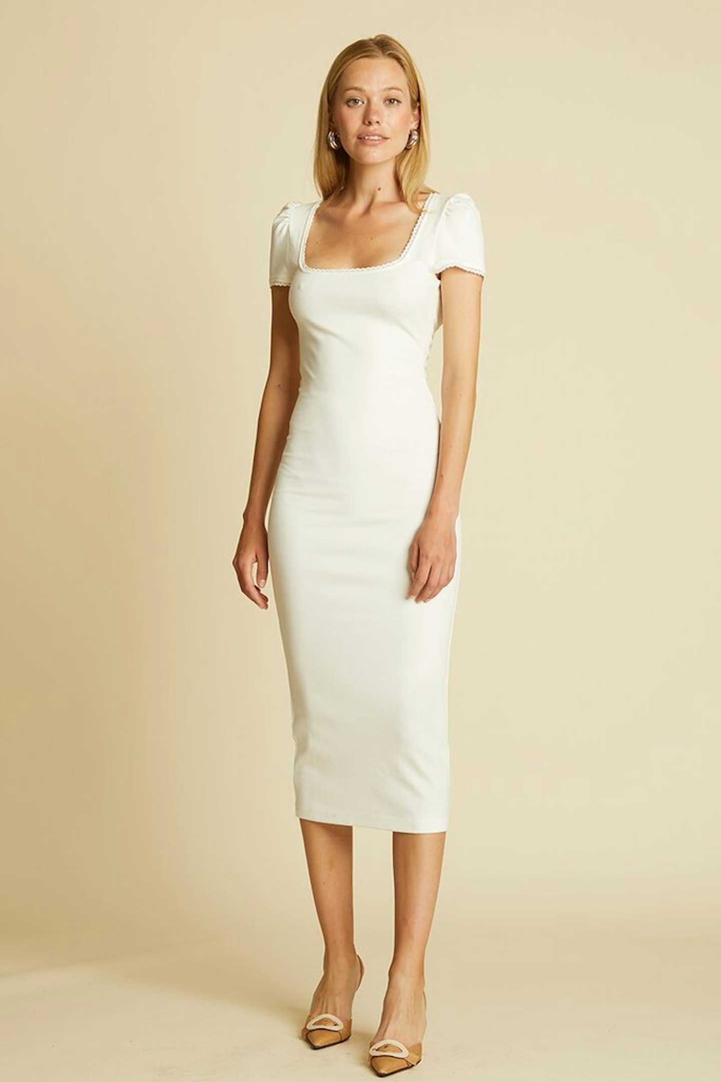 The Line By K,  Simone White Dress, £93