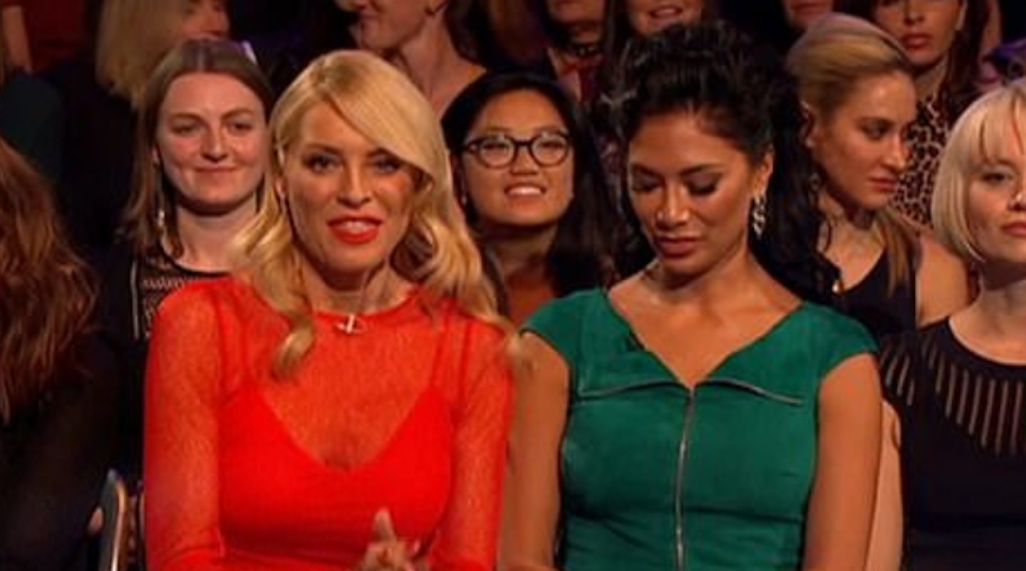 Tess Daly and Nicole Scherzinger