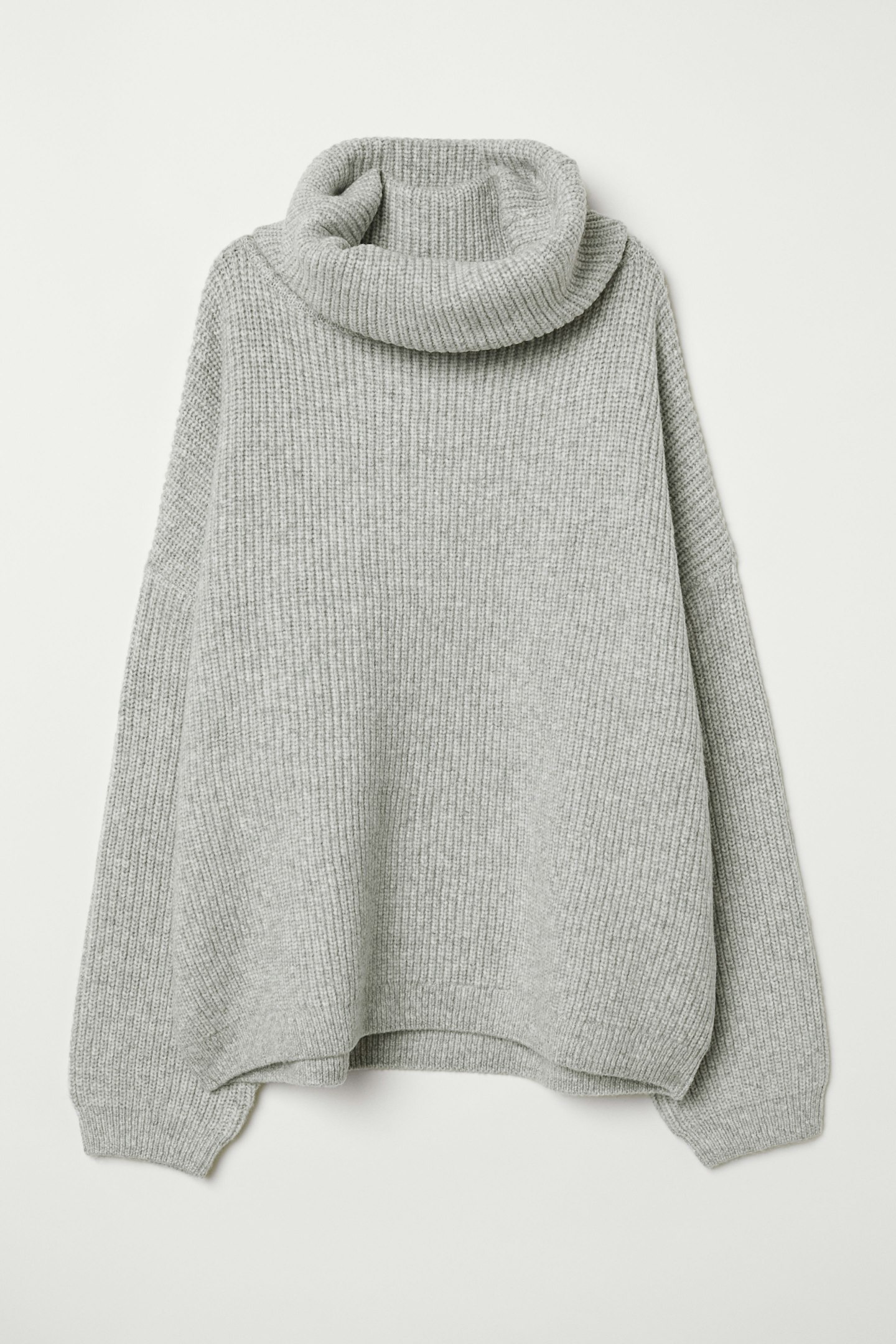 H&M, Ribbed Polo-Neck Jumper.u00a0£34.99