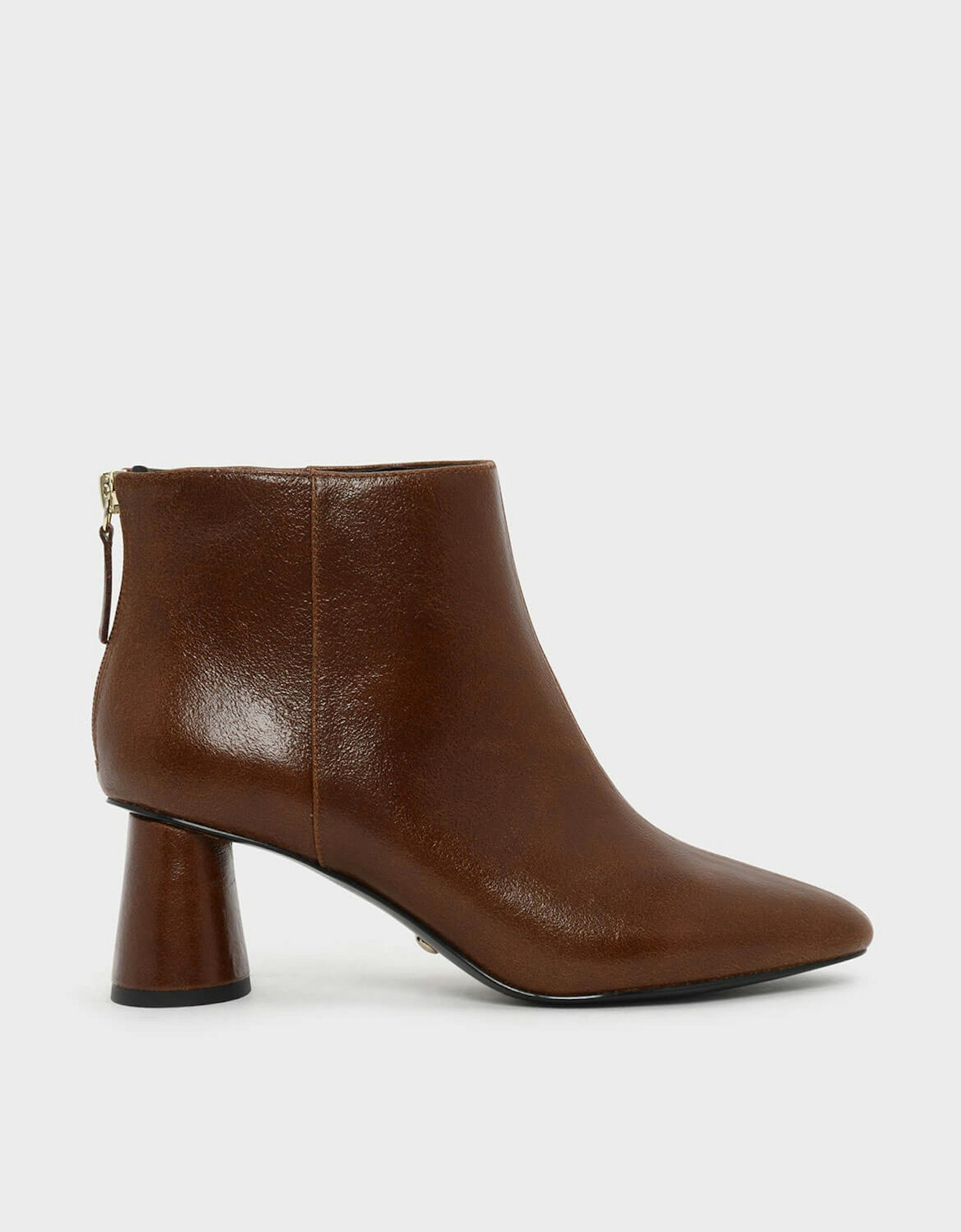 Charles & Keith, Oval Block Heel Leather Boots, £99