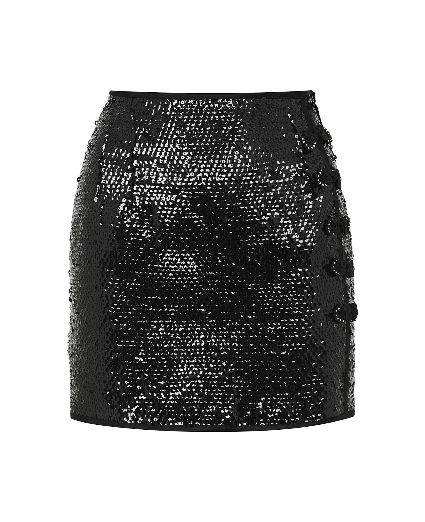 De La Vali, Lexi Sequinned Mini Skirt, £265, Selfridges