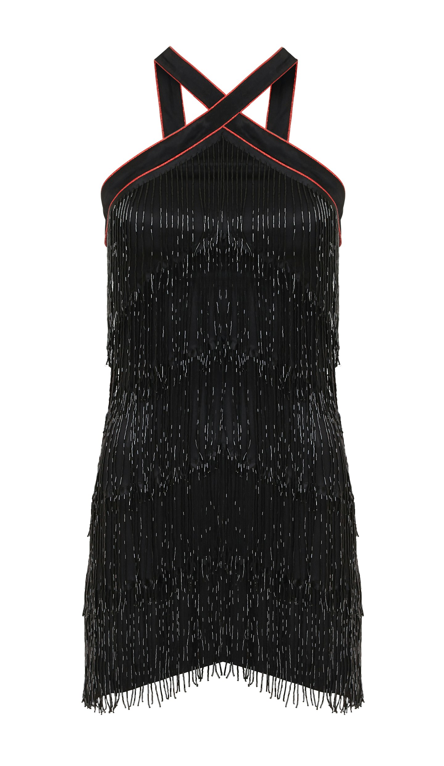 De La Vali, Leon Beaded-Tasssel Mini Dress, £750, Selfridges