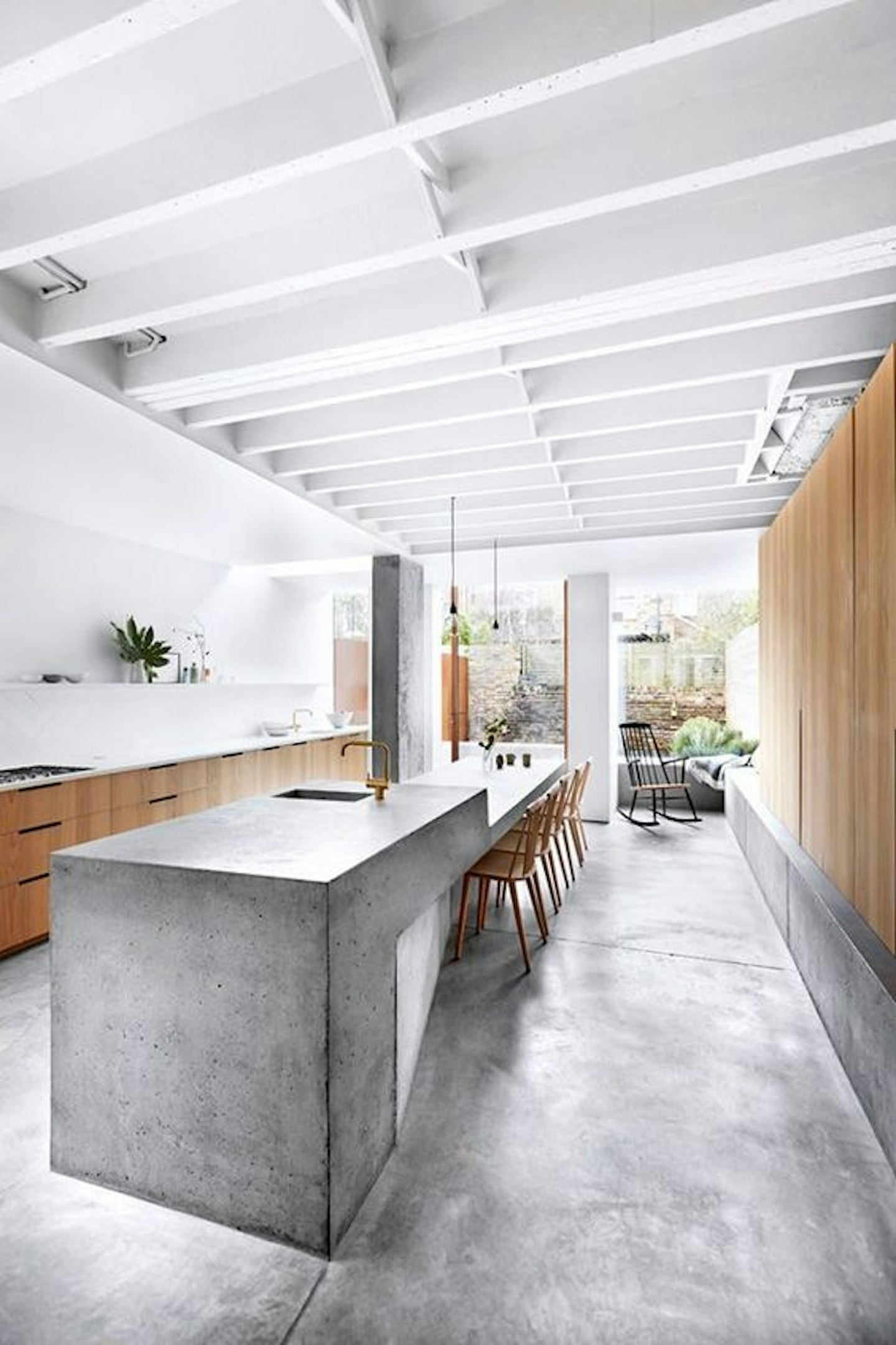 concrete interiors ideas