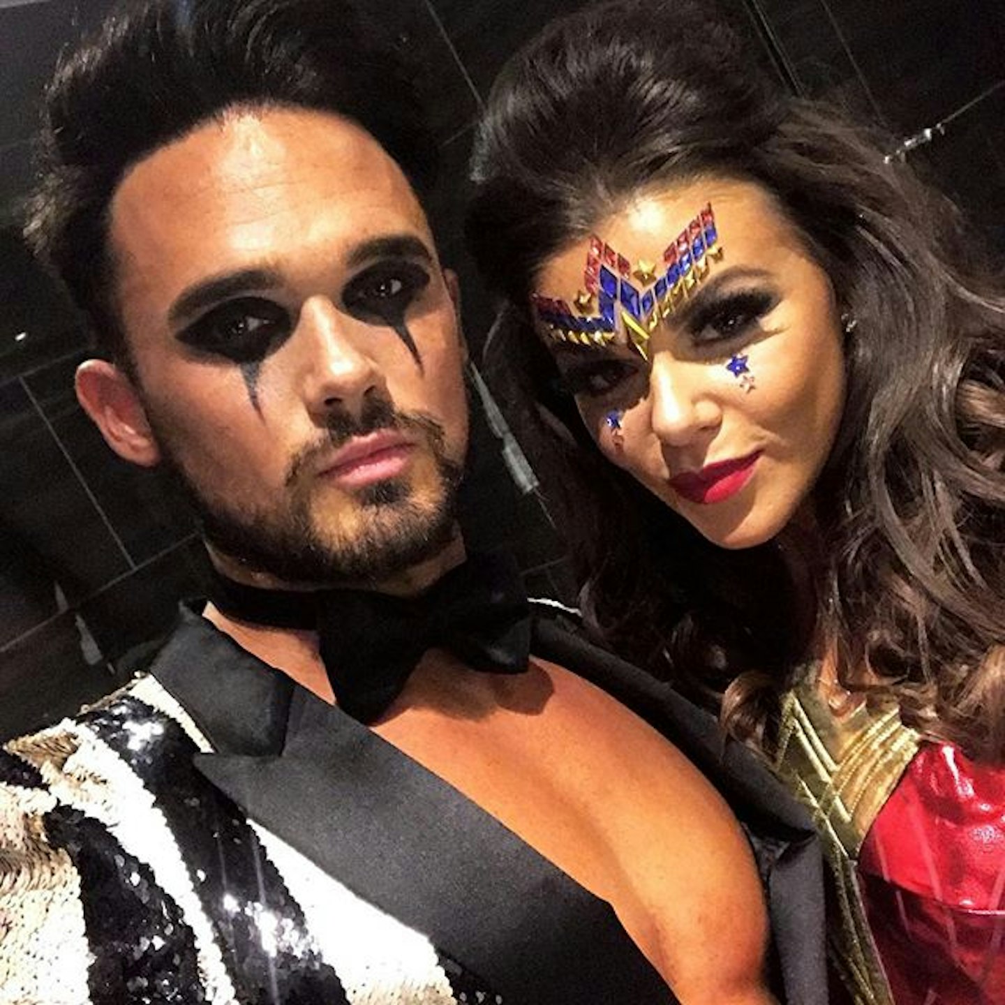 Gareth Gates and Faye Brooks