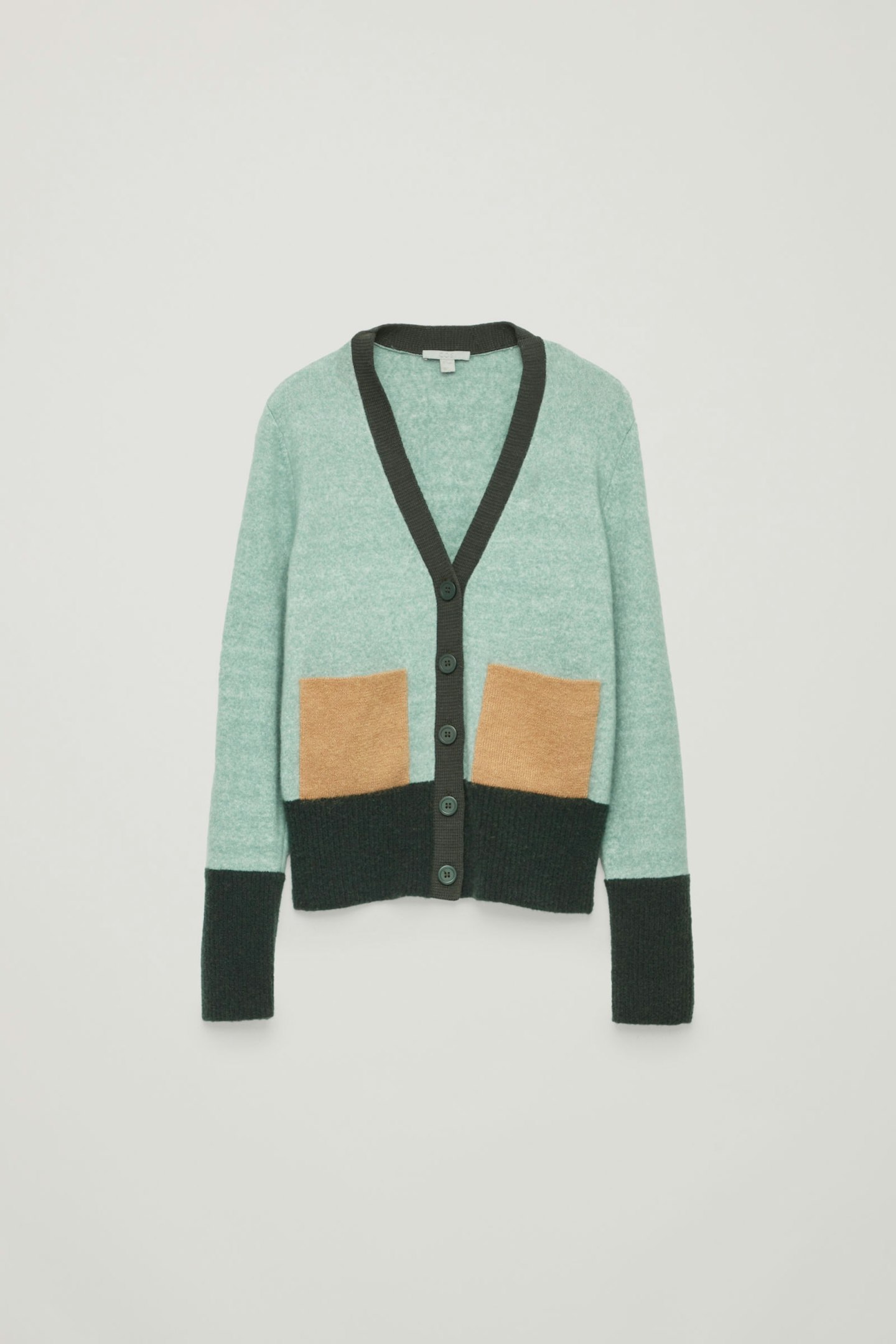 Cos, Colour-Block Cardigan With Pockets, £69