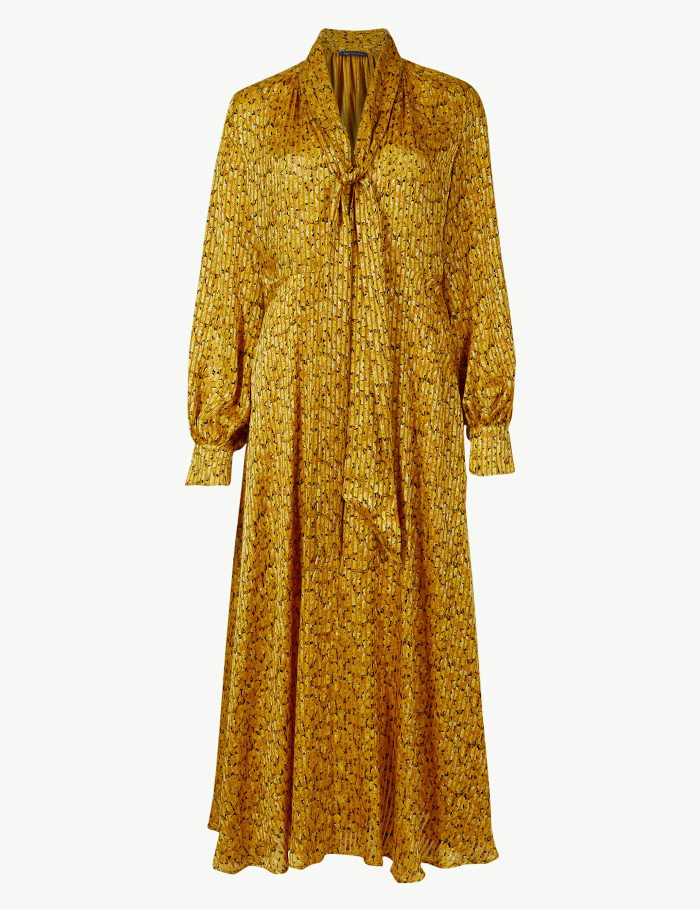 M&S Collection, Animal Print Long Sleeve Skater Midi Dress, £69