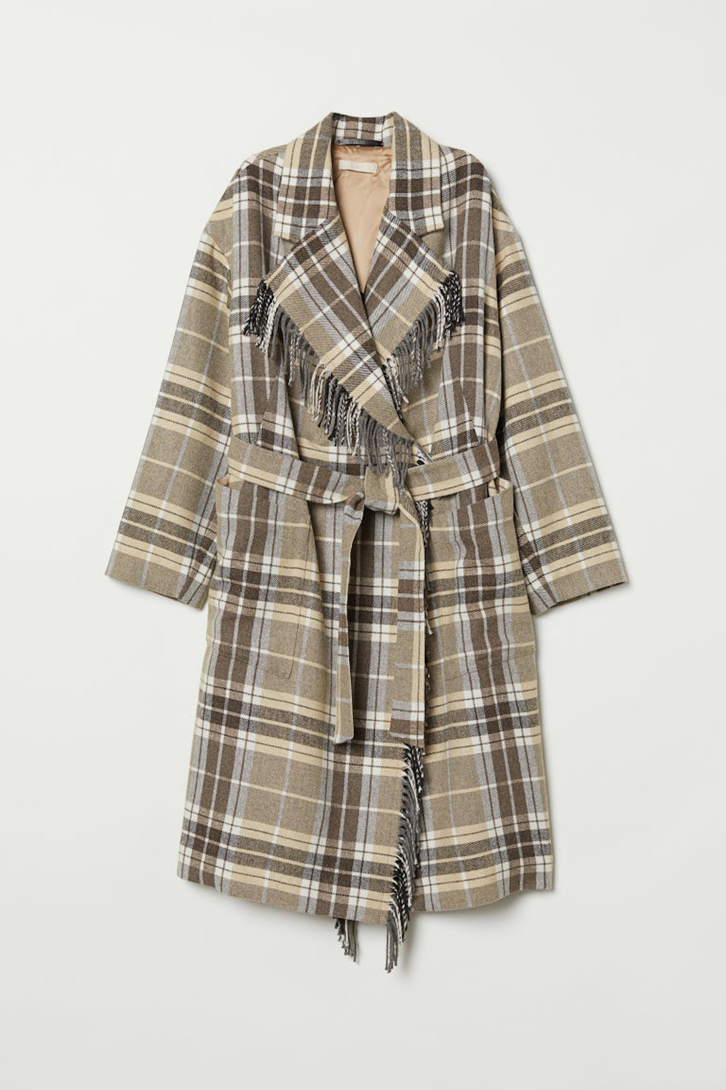 H&M, Coat With A Tie Belt, £79.99
