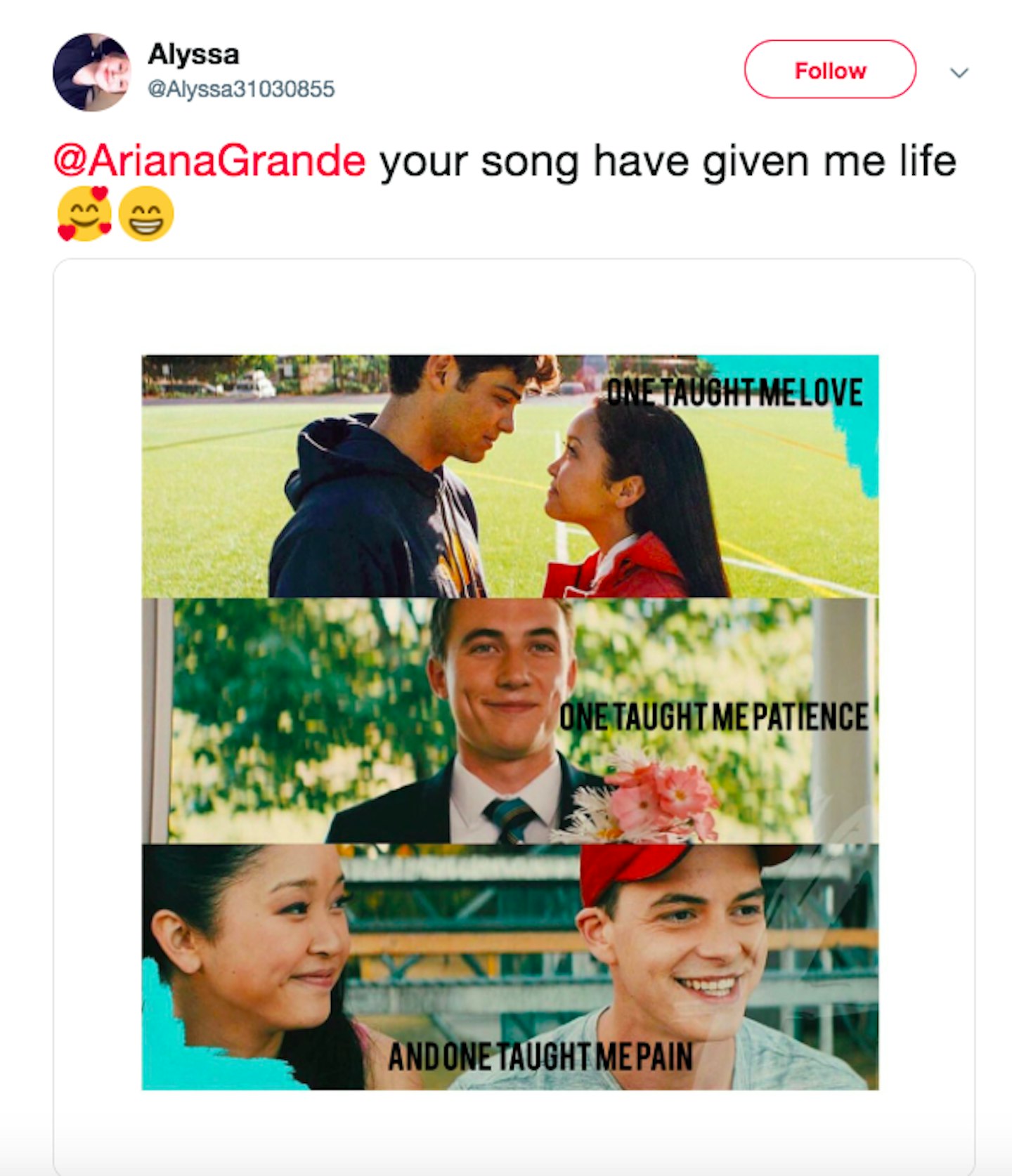 Ariana Grande Thank U, Next Memes - Grazia (stacked)