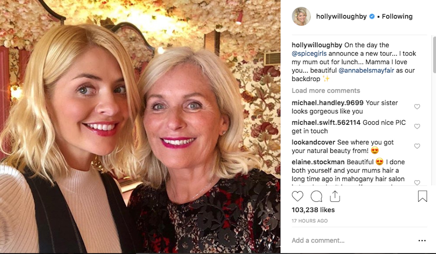 Holly Willoughby mum