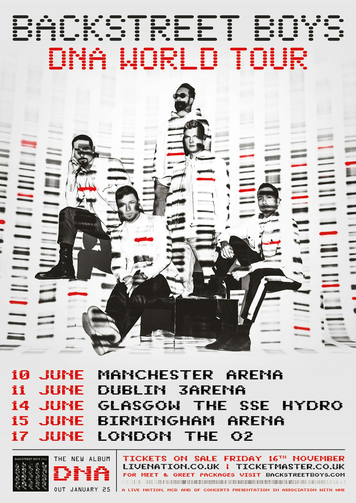 Backstreet Boys 'DNA' dates