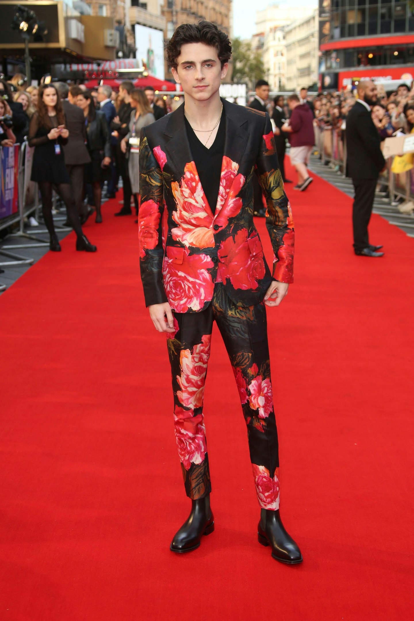 ezra miller asap rocky timothee chalamet red carpet menswear