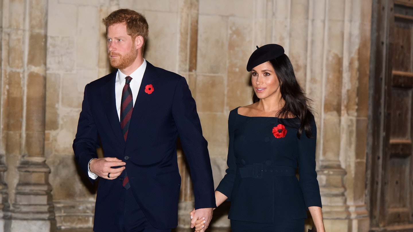 meghan markle prince harry remembrance day
