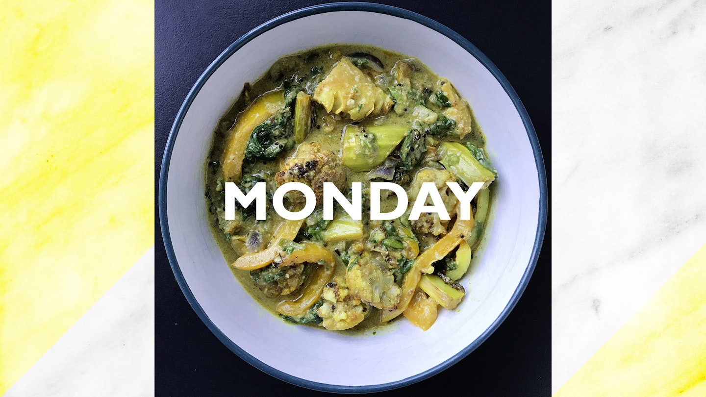 Sri Lankan Cauliflower Curry, 30 mins
