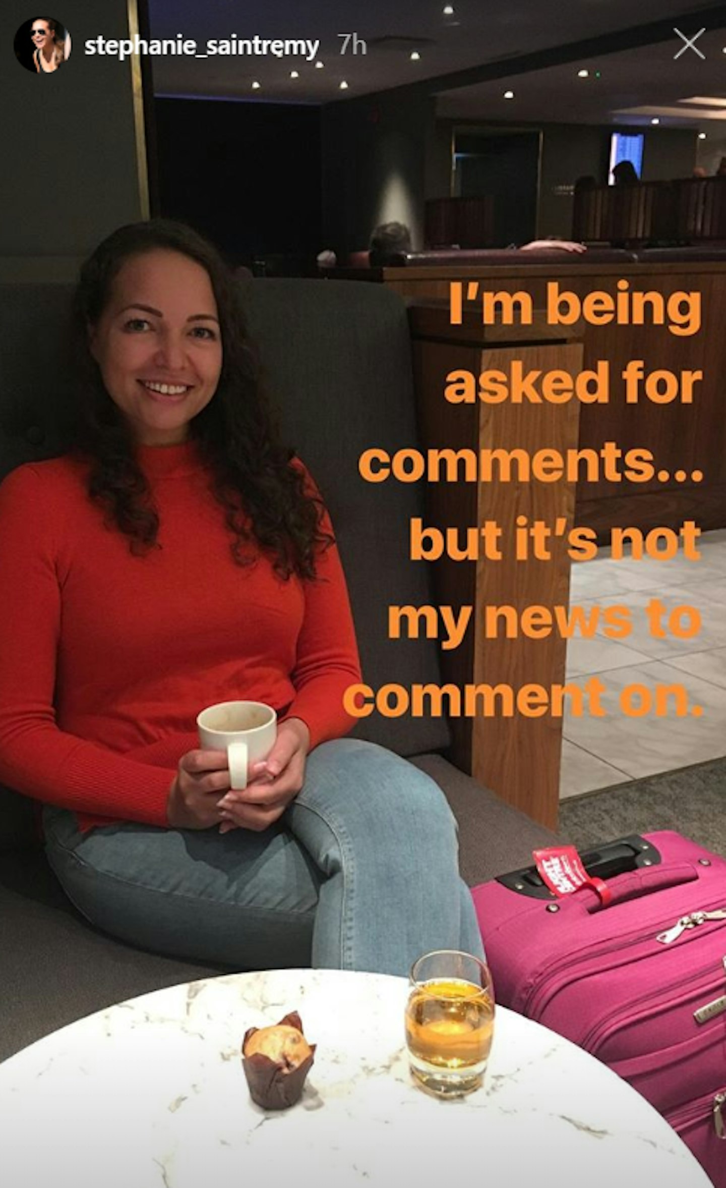 STEPHANIE RESPONDS TO BEN JARDINE'S BABY NEWS