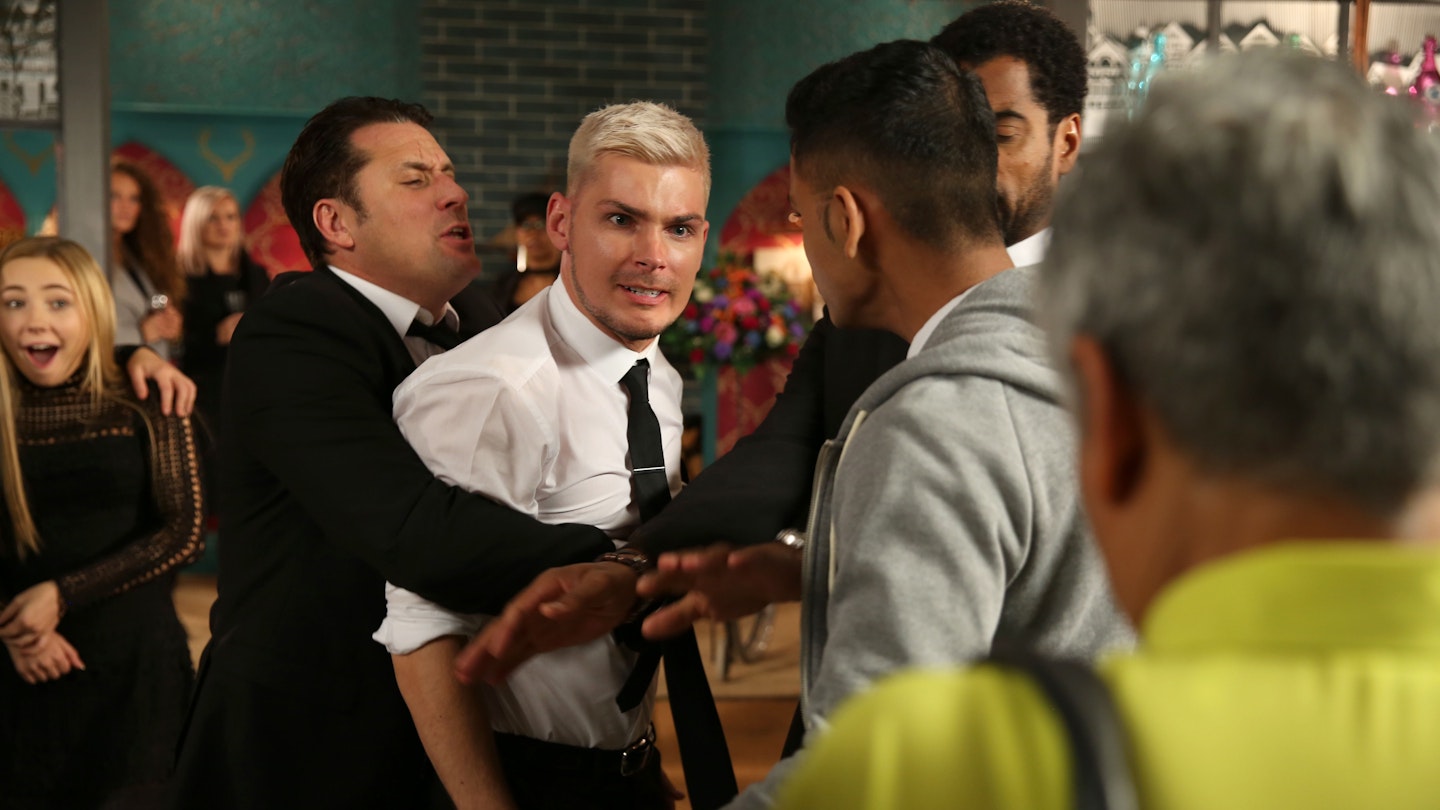 hollyoaks ste hayes angry