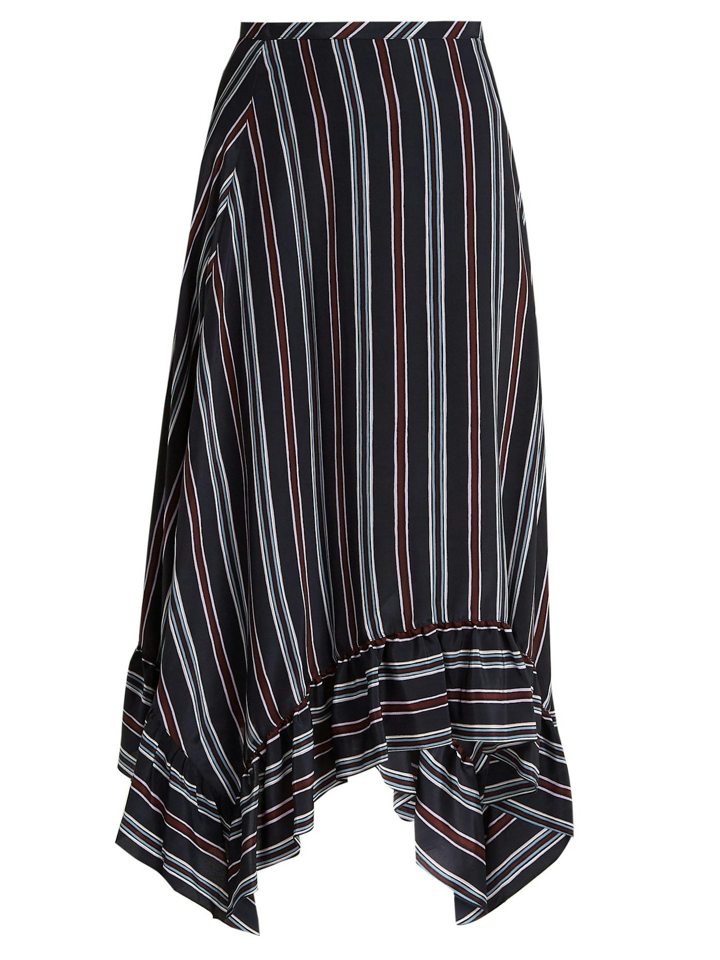 See By Chloe, Bias-Cut Striped Midi Skirt, £370, Matchesfashion.com
