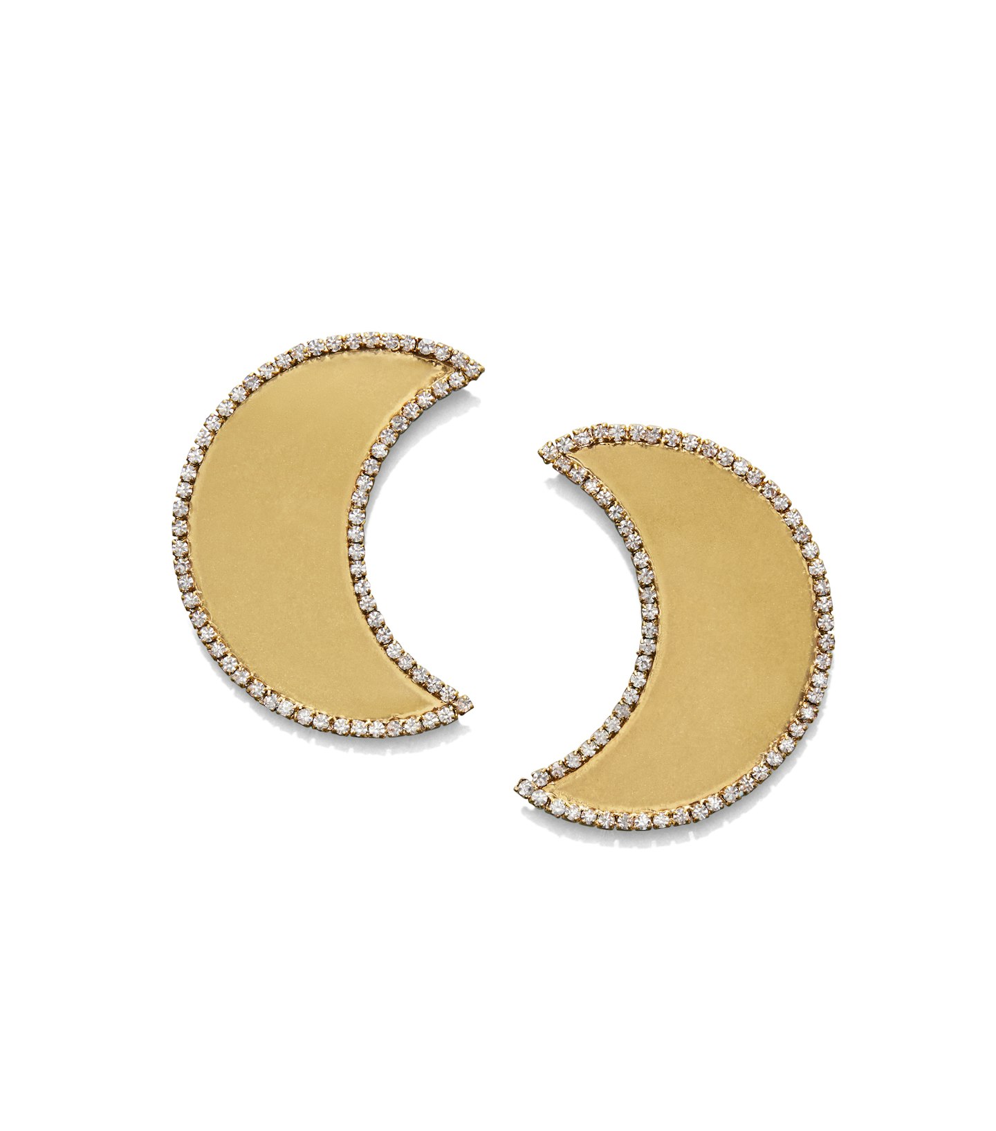 Celestial Crescent Moon Earrings, £165