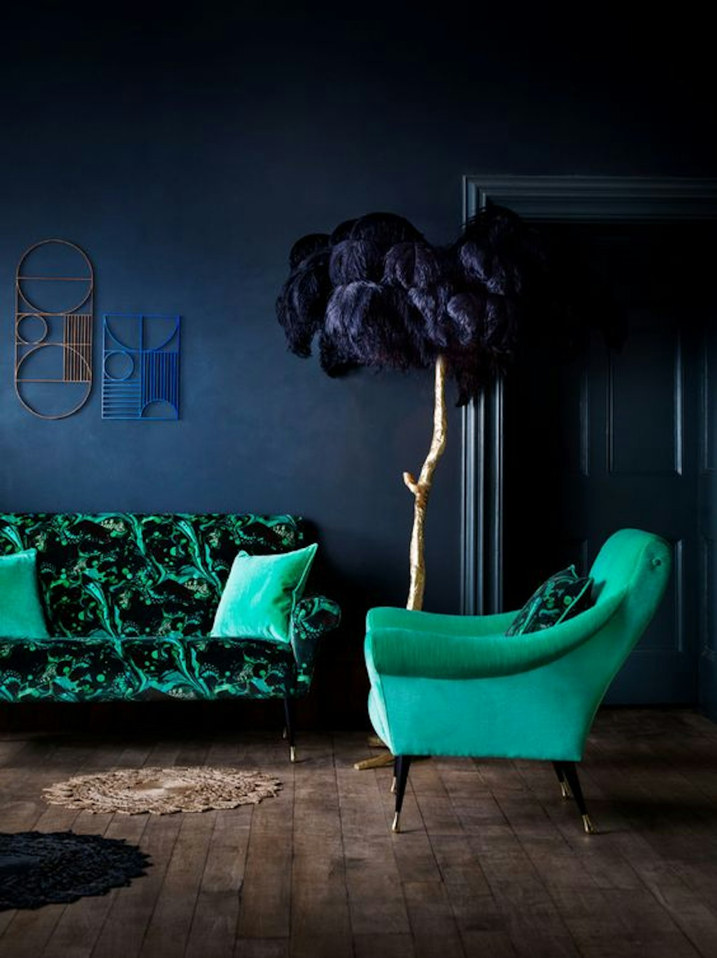 jewel tones interior trend