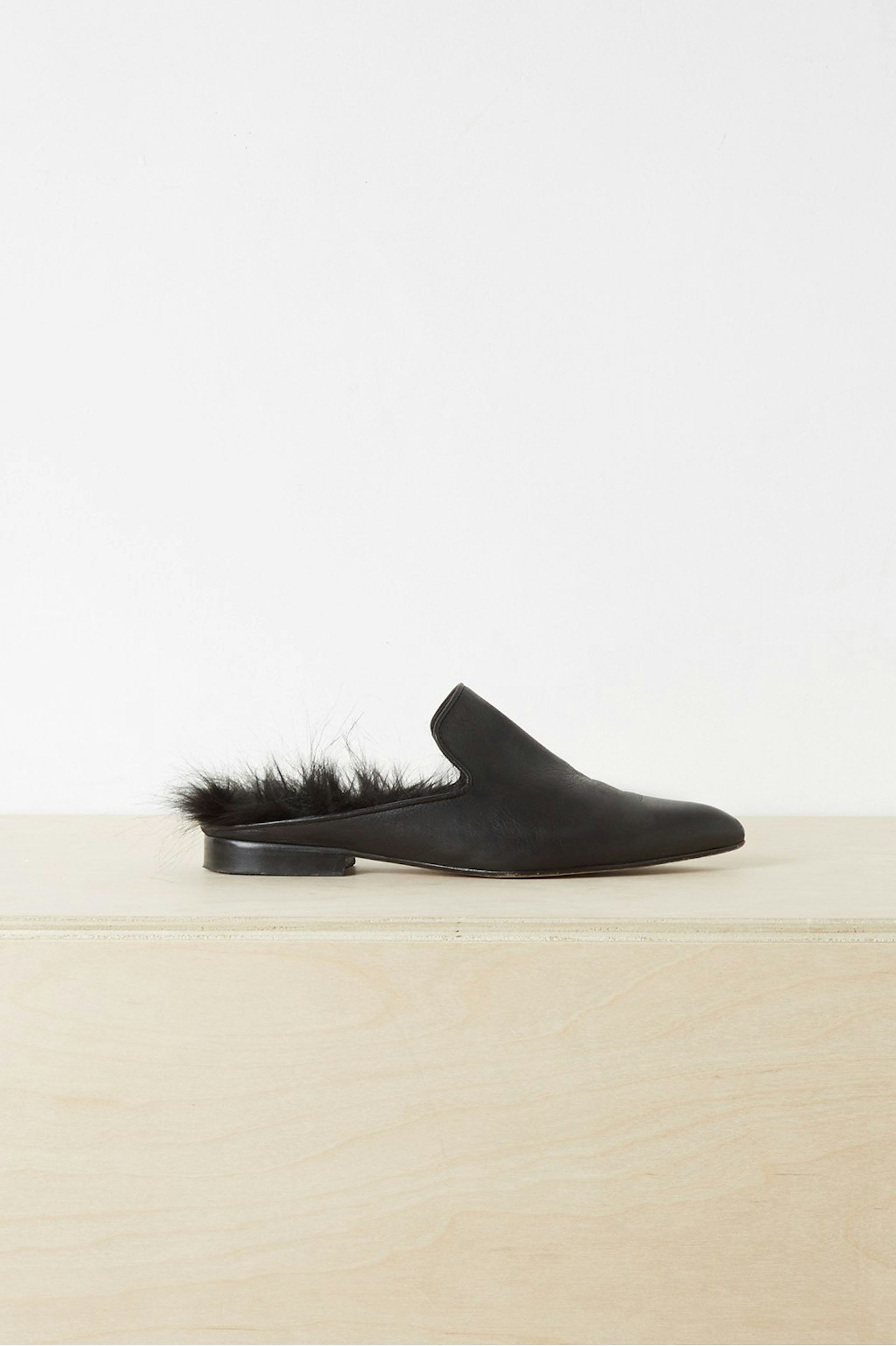 French Connextion, Afra Faux Fur Leather Loafers, £70