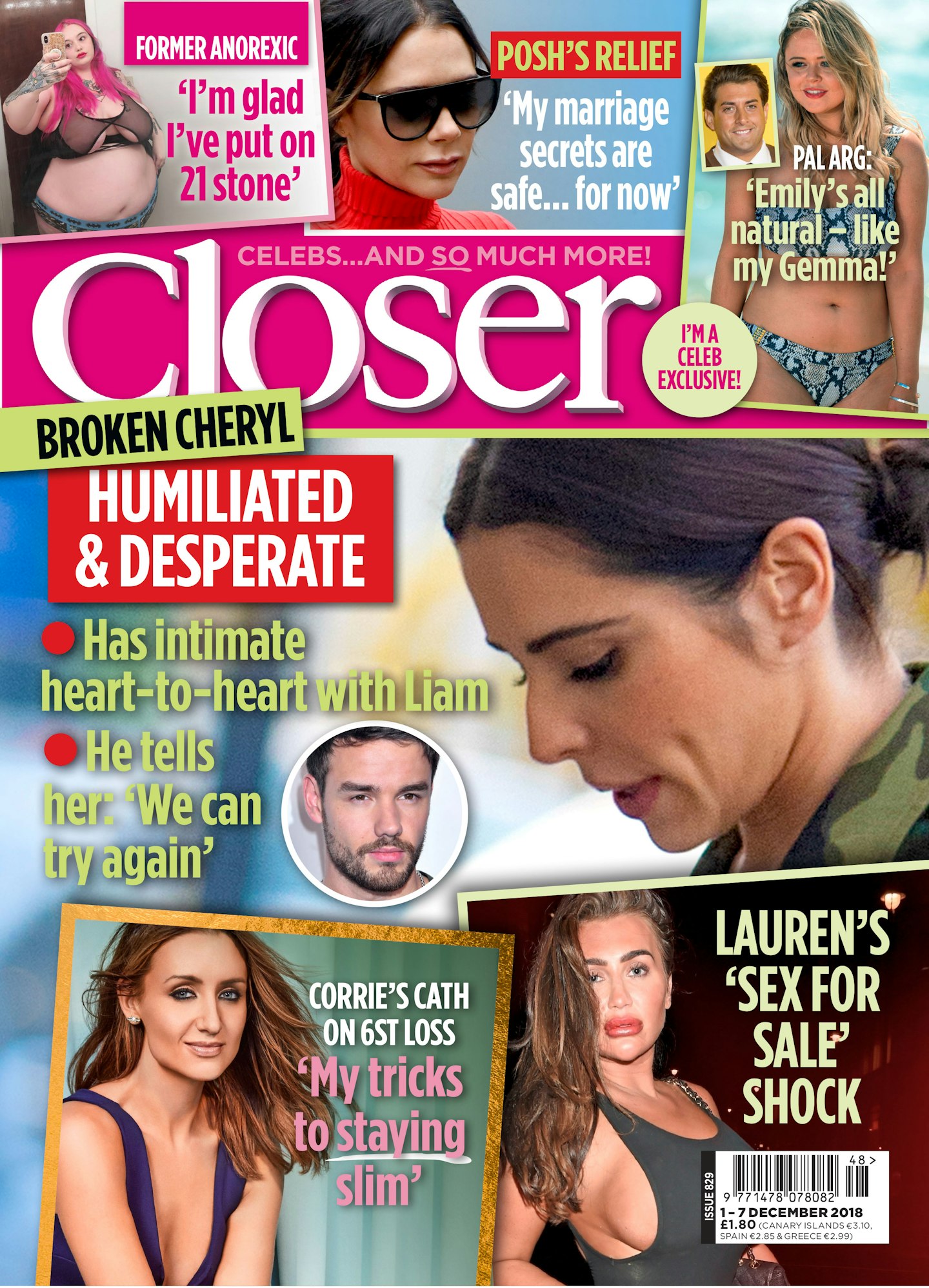 Closer magazine issue 829