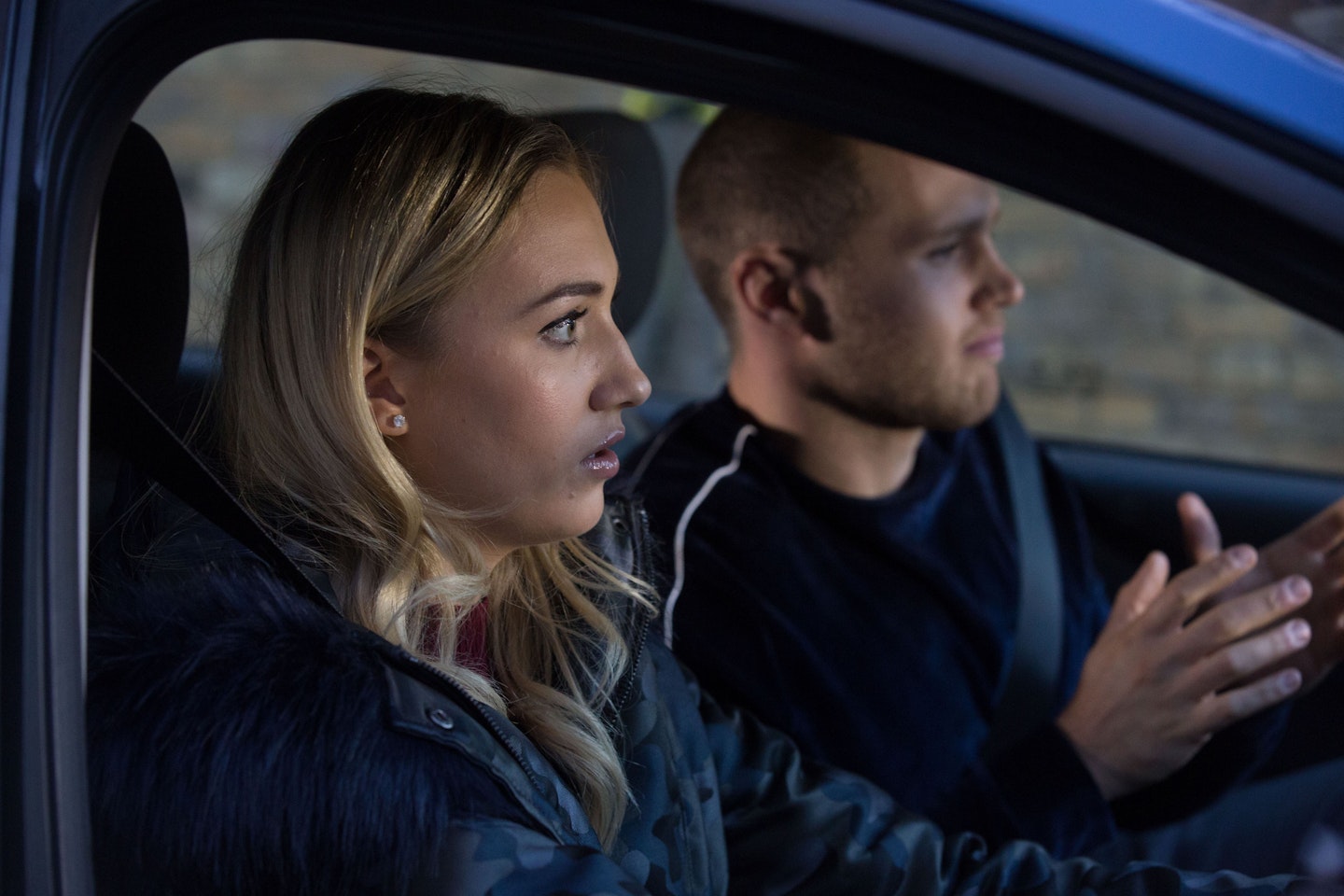 eastenders spoilers louise keanu driving