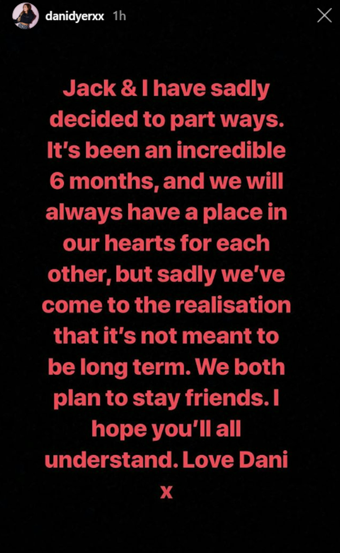 DANI AND JACK SPLIT