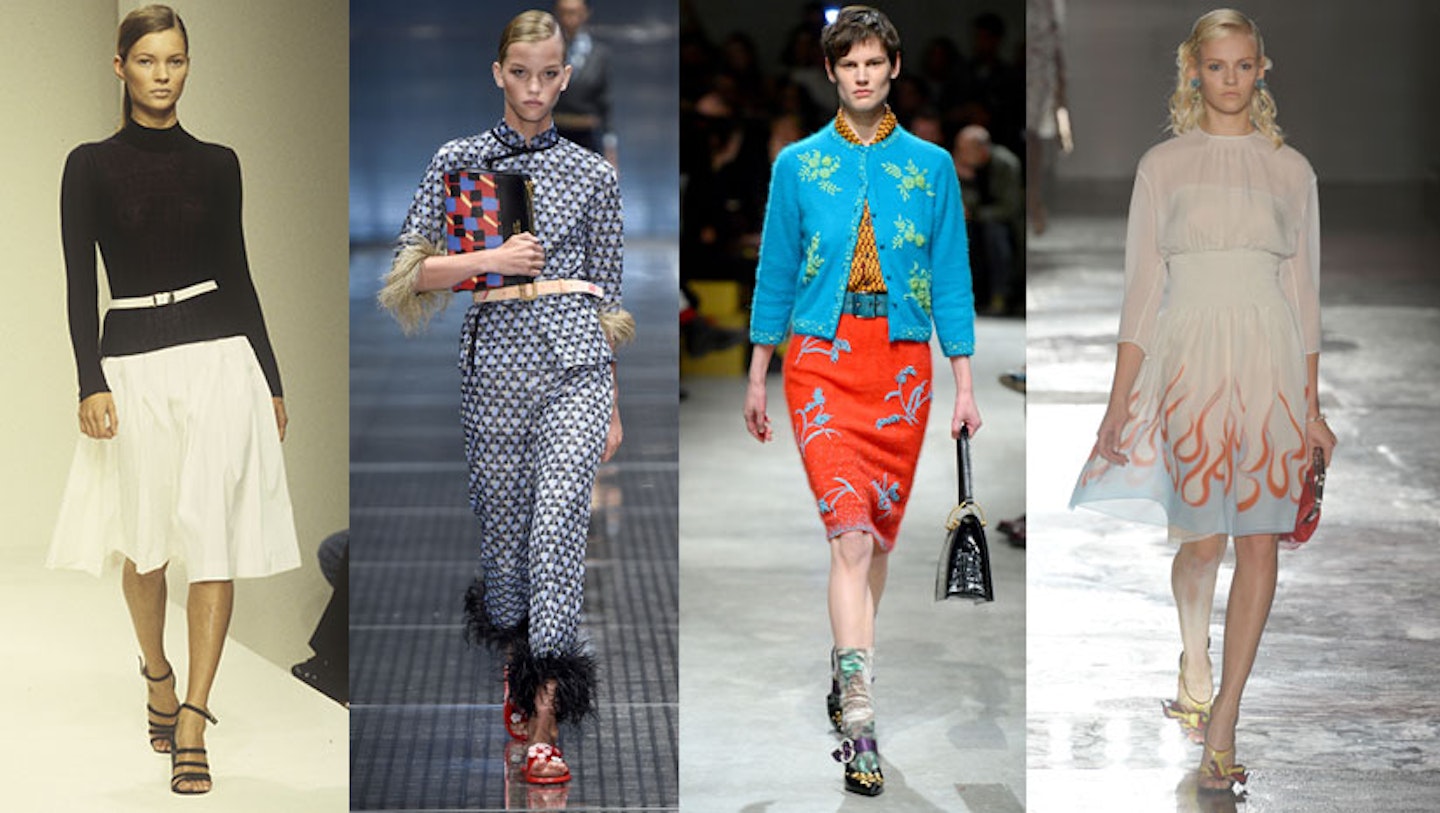 Miuccia Prada's Most Iconic Outfits Ever | Fashion | Grazia