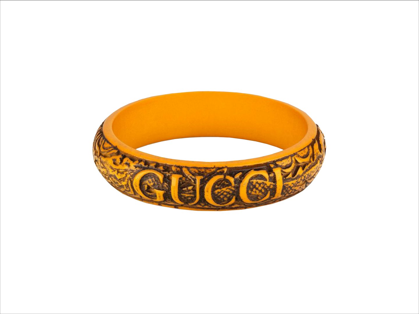 Gucci Bracelet With Engraved Leaves from Gucci